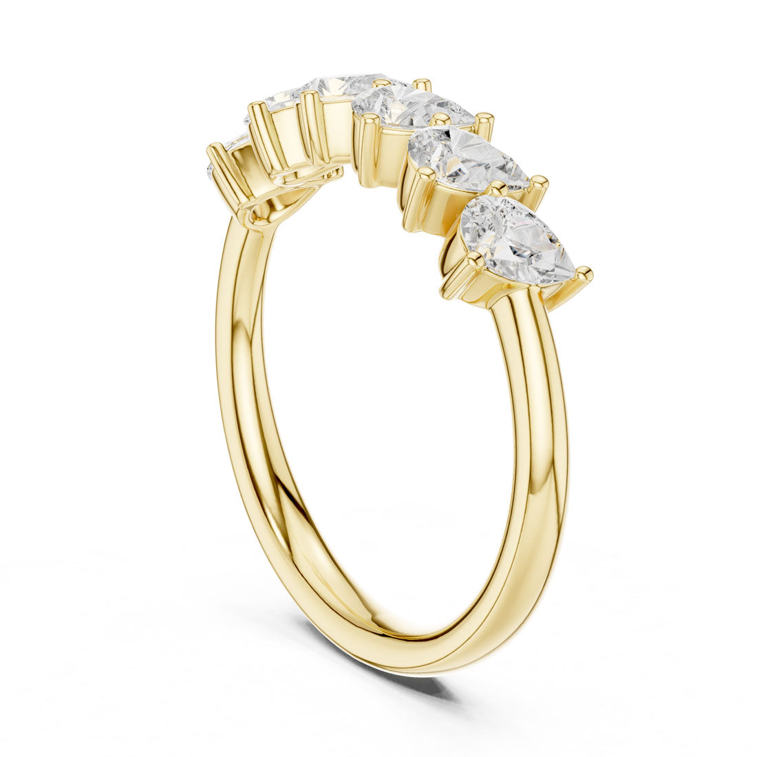 .60 Ct. Pear Diamond Multi-Stone Ring (DDLR-580) 8