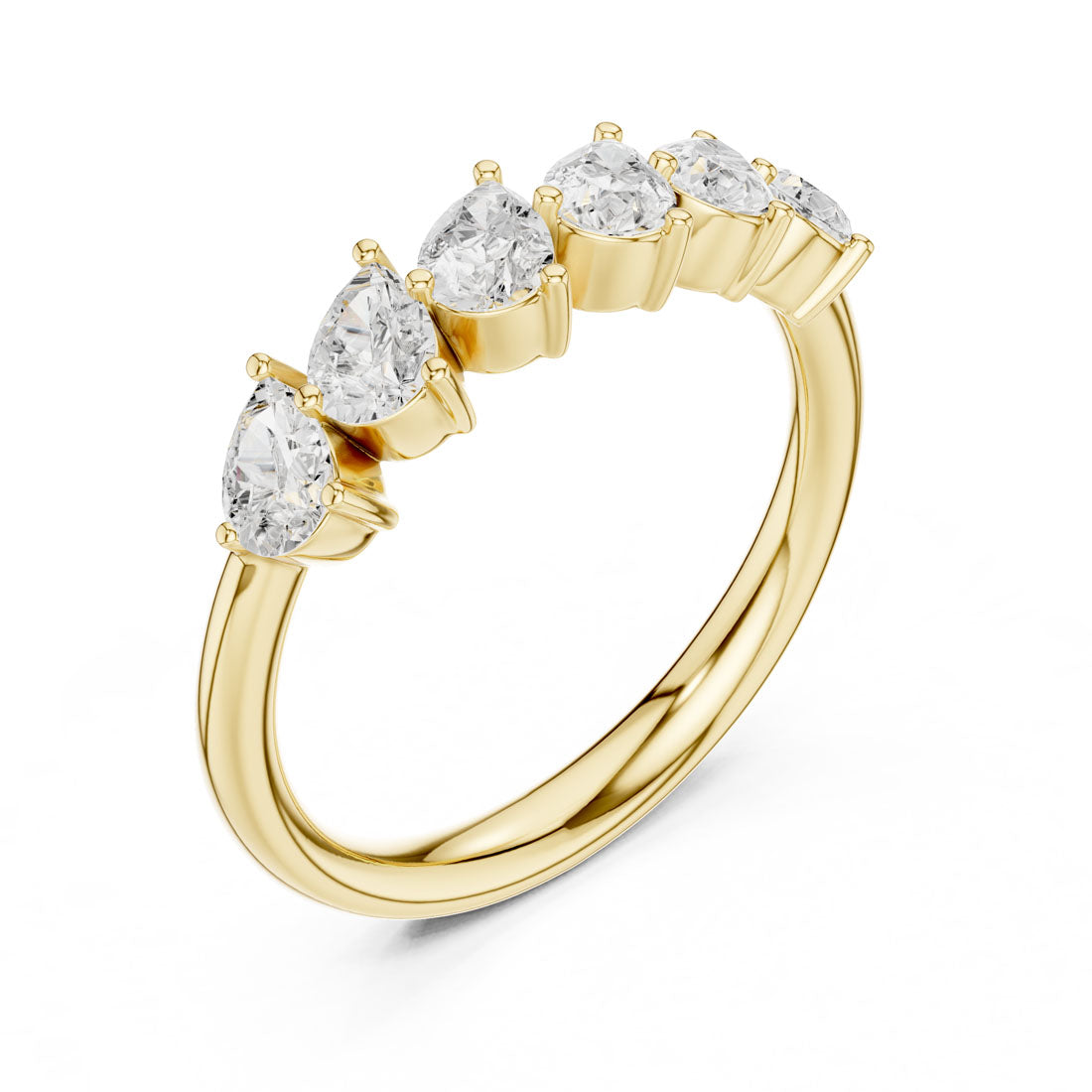 .60 Ct. Pear Diamond Multi-Stone Ring (DDLR-580) 4