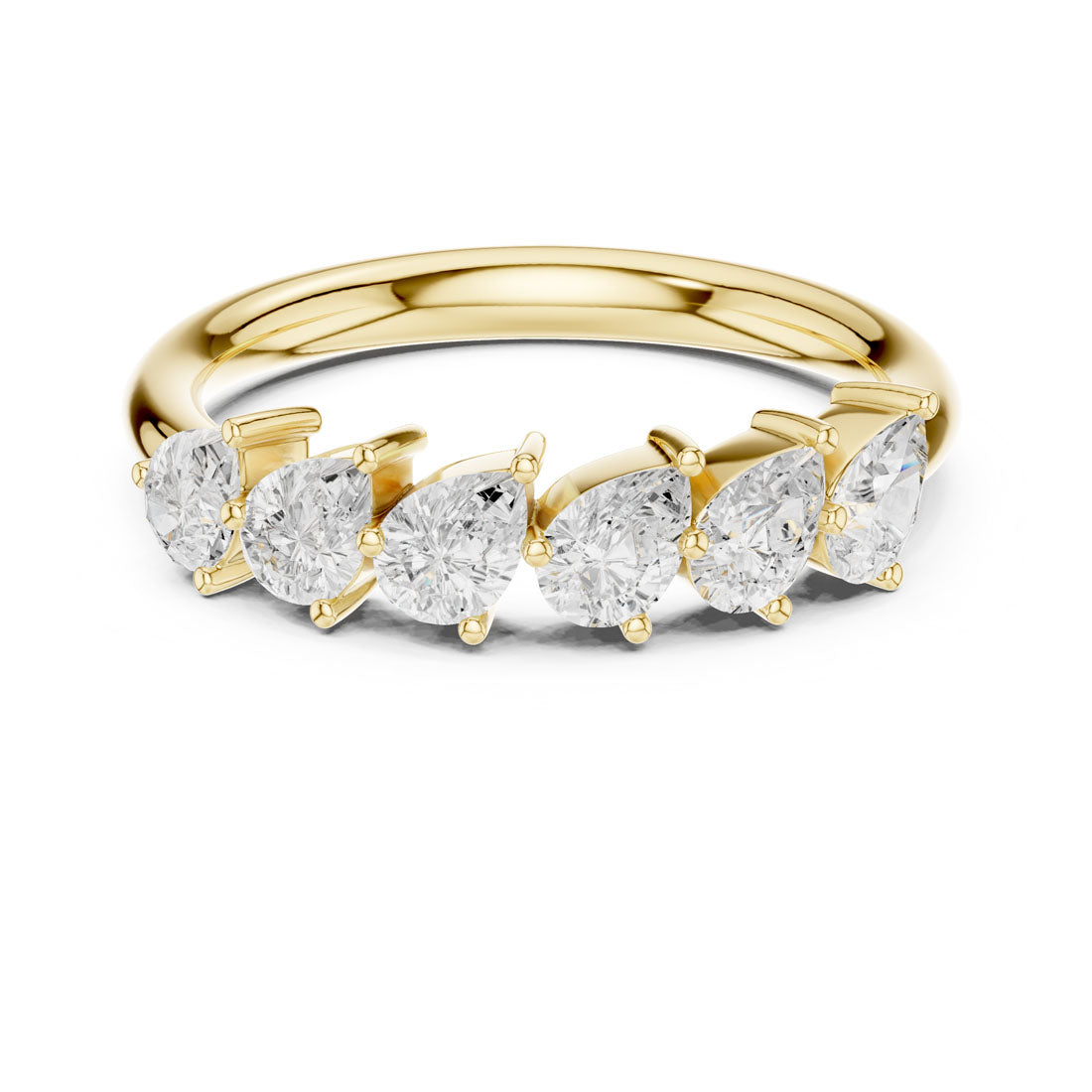 .60 Ct. Pear Diamond Multi-Stone Ring (DDLR-580)