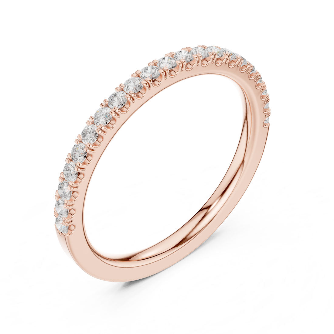 .25 Ct. Classic Half Eternity Pavé Diamond Band (DDLR-596) 6
