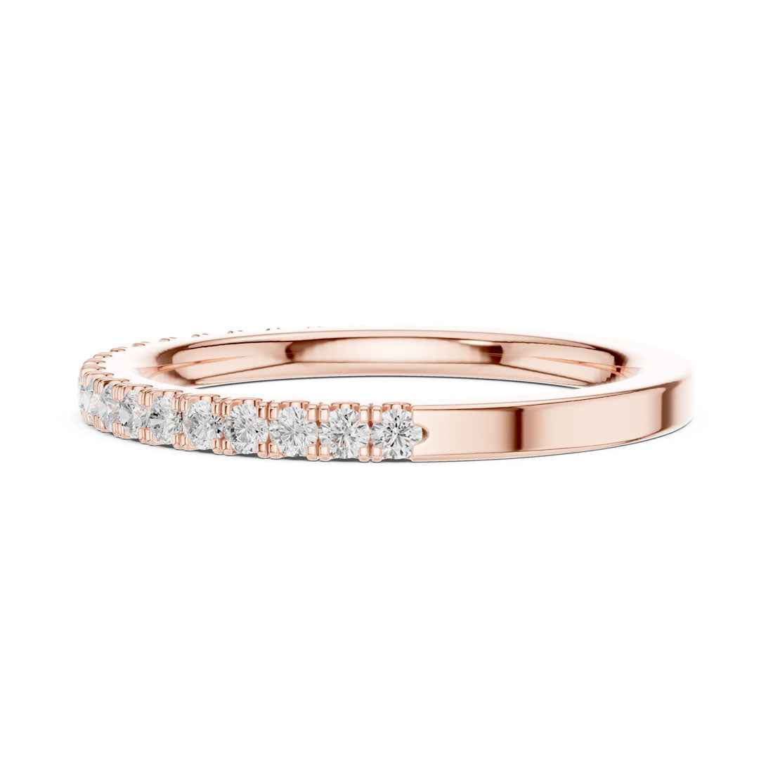 .25 Ct. Classic Half Eternity Pavé Diamond Band (DDLR-596) 12
