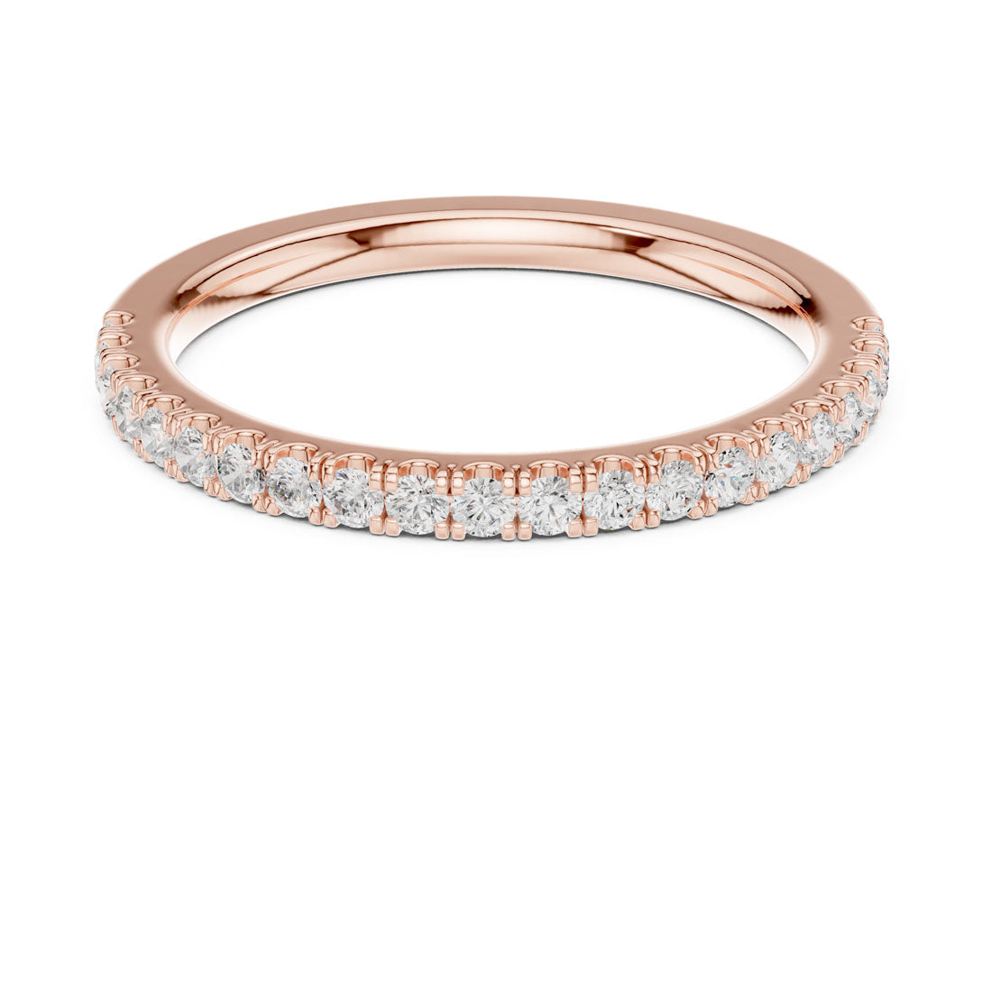 .25 Ct. Classic Half Eternity Pavé Diamond Band (DDLR-596)