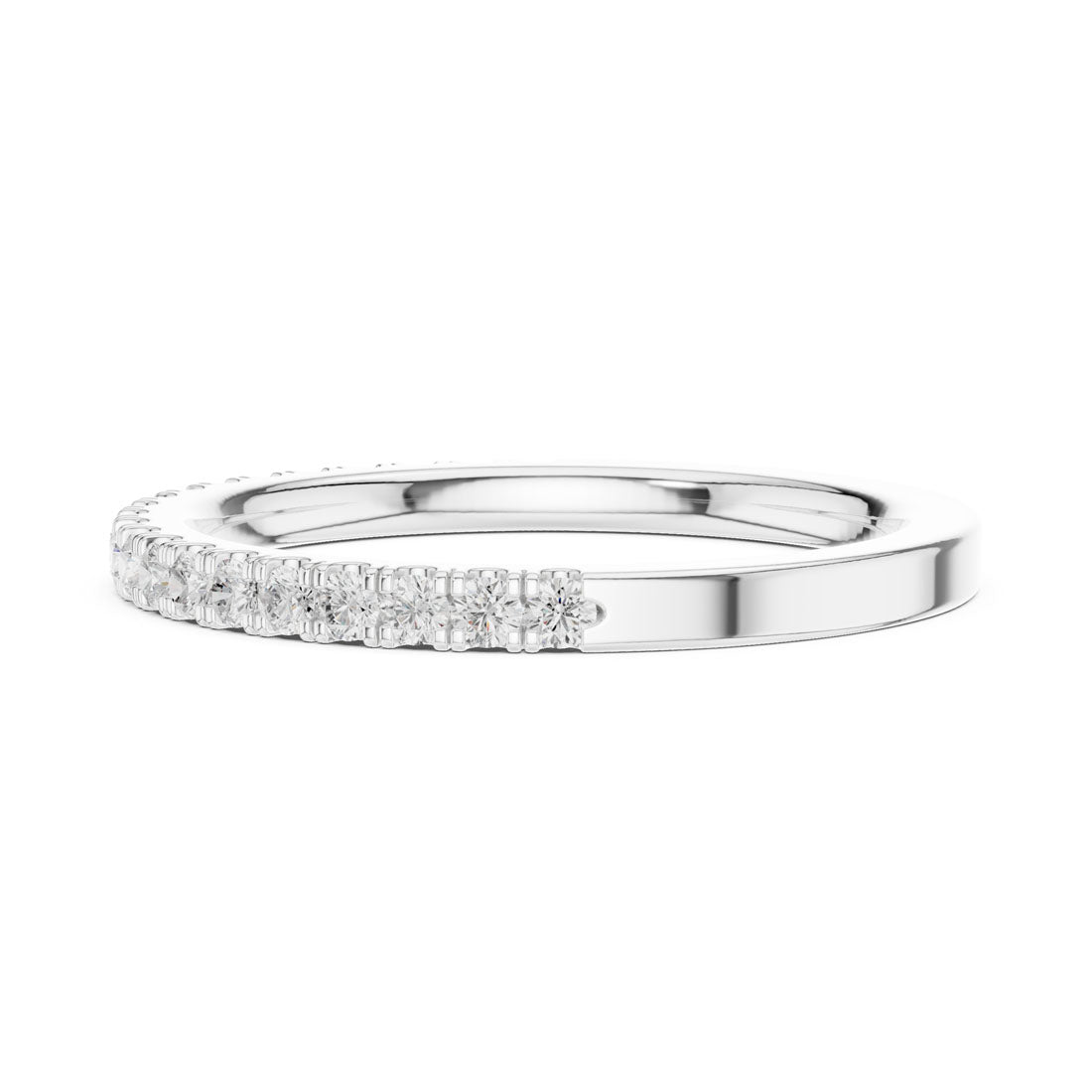 .25 Ct. Classic Half Eternity Pavé Diamond Band (DDLR-596) 11