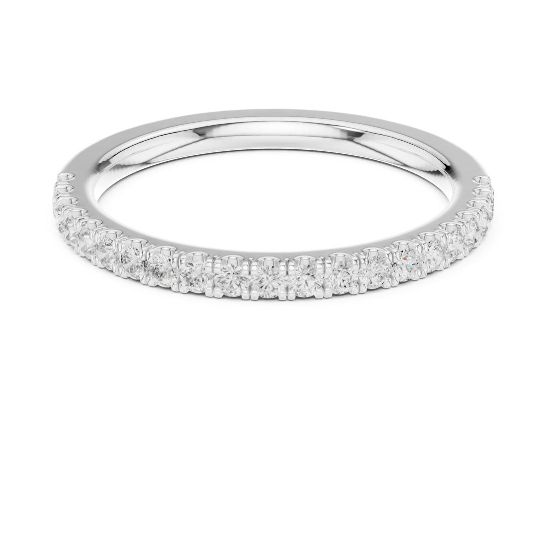 .25 Ct. Classic Half Eternity Pavé Diamond Band (DDLR-596) 7