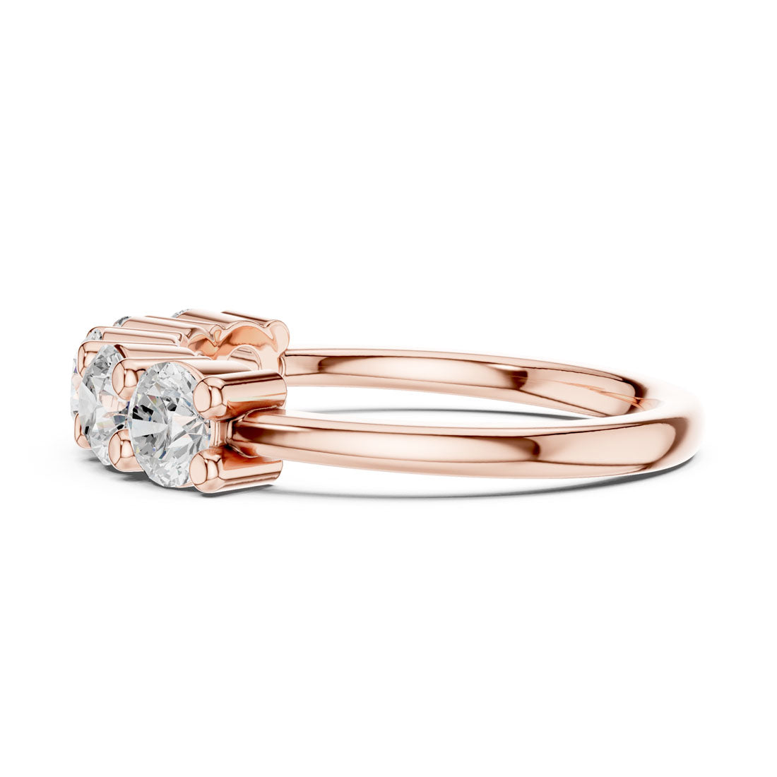 .55-1.55 Ct. Five-Stone Round Diamond Band (DDLR-614-617) 12