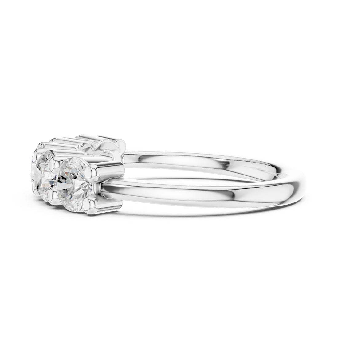 .55-1.55 Ct. Five-Stone Round Diamond Band (DDLR-614-617) 10