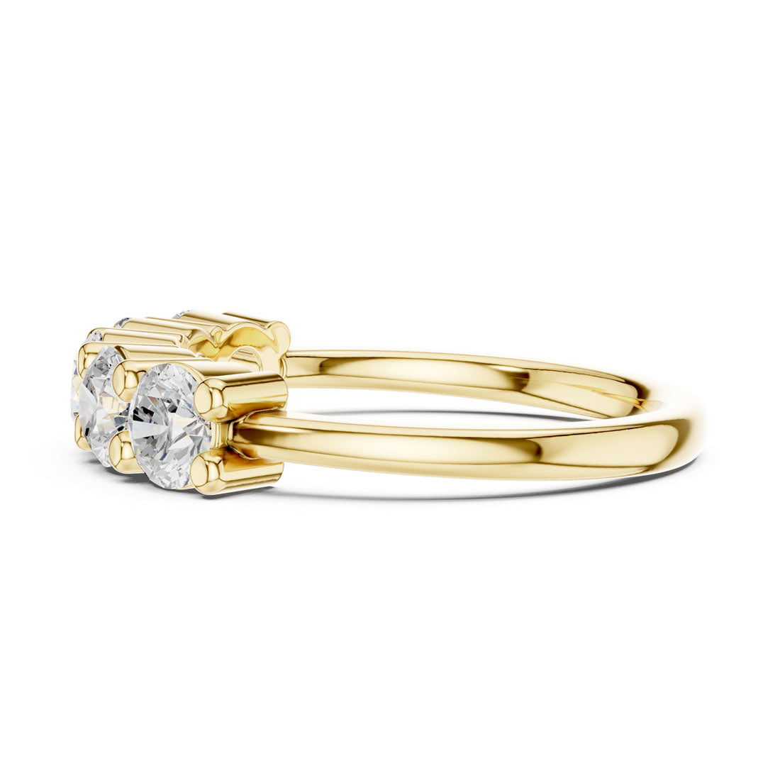 .55-1.55 Ct. Five-Stone Round Diamond Band (DDLR-614-617) 4