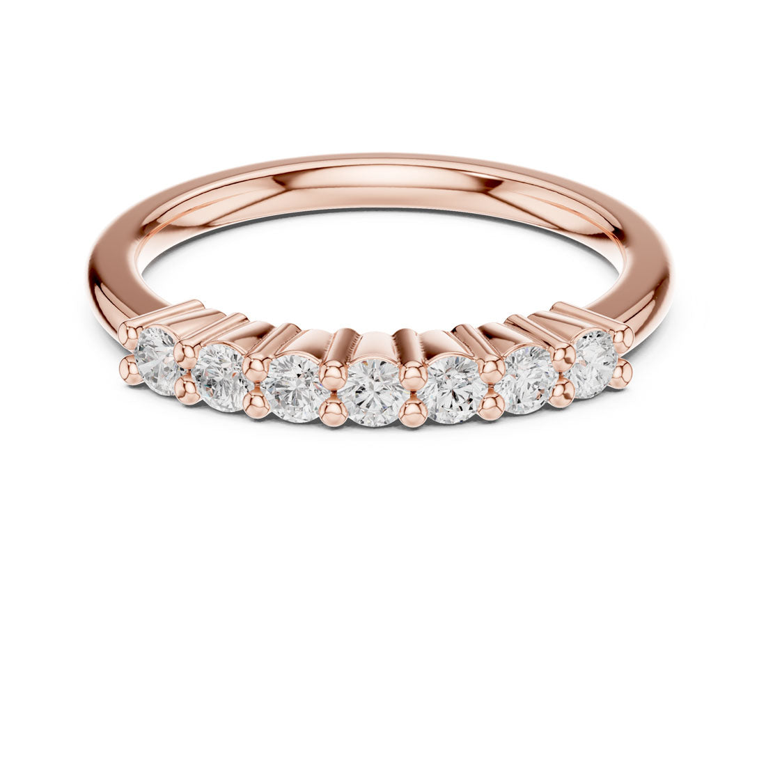 .25 Ct. Round Diamond Half Eternity Band (DDLR-618) 5
