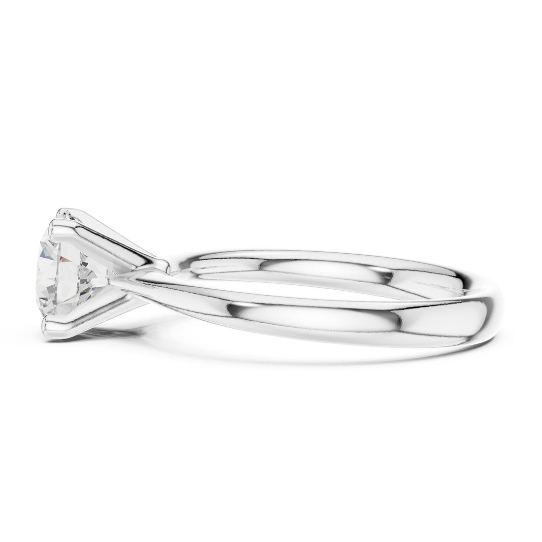 1.10 Ct. Round Diamond Solitaire with Classic Four-Prong Setting (DDLR-627) 11