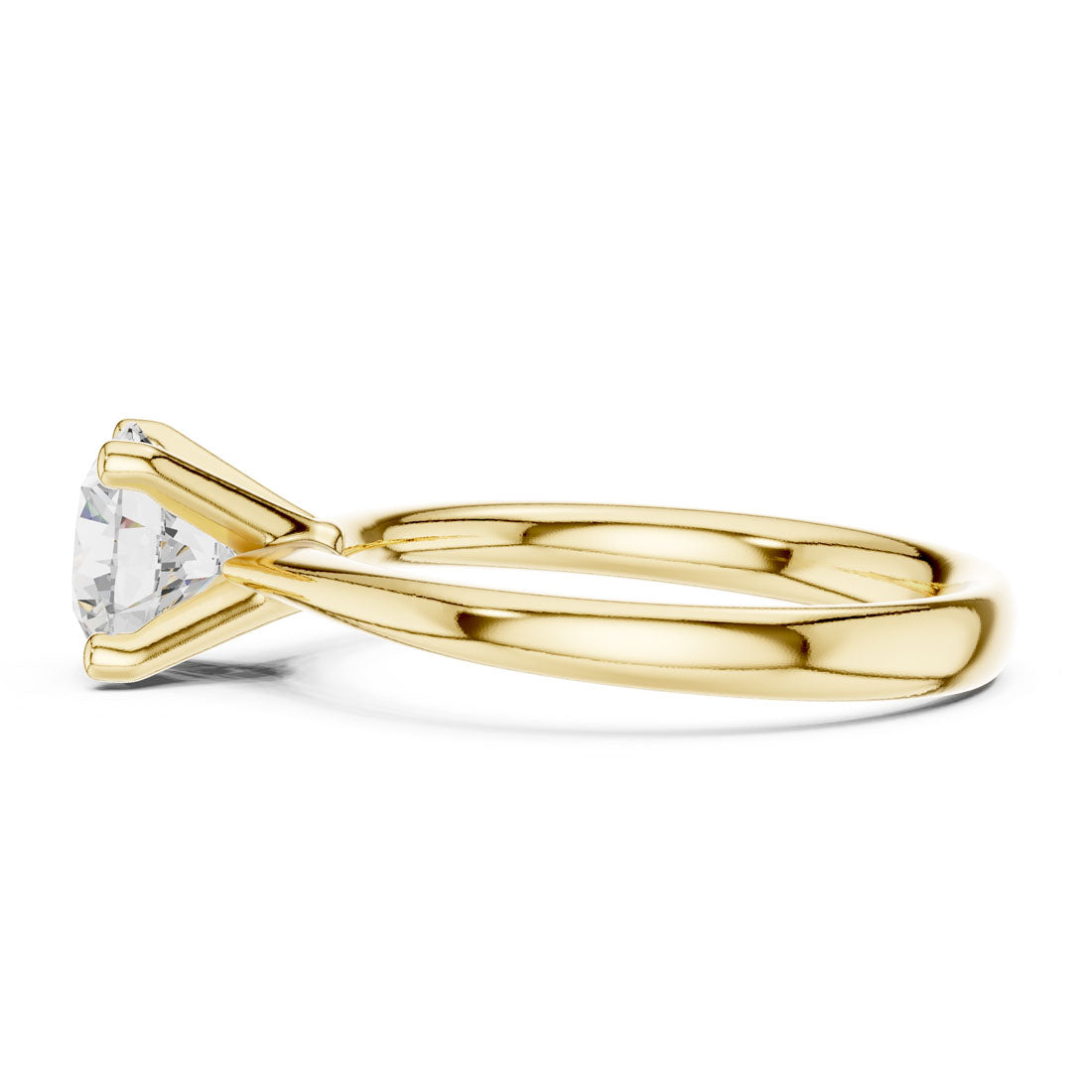 1.10 Ct. Round Diamond Solitaire with Classic Four-Prong Setting (DDLR-627) 4