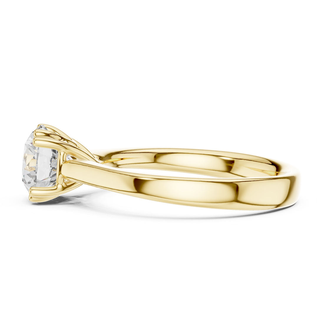 1.10 Ct. Round Cut Diamond Solitaire with Double Prong Setting (DDLR-639) 4