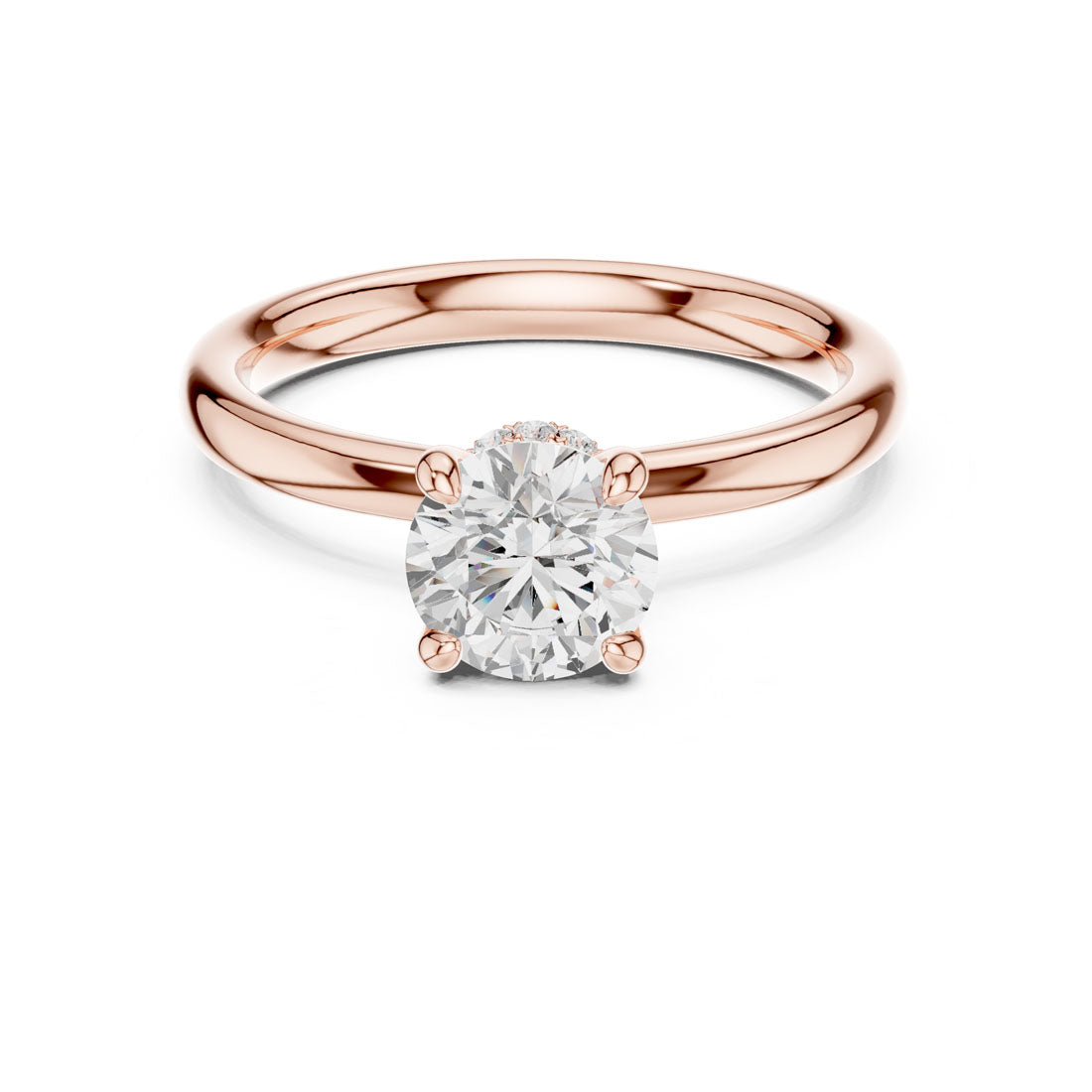 1.05 Ct. Round Diamond Solitaire with Classic Six-Prong Setting (DDLR-644) 7