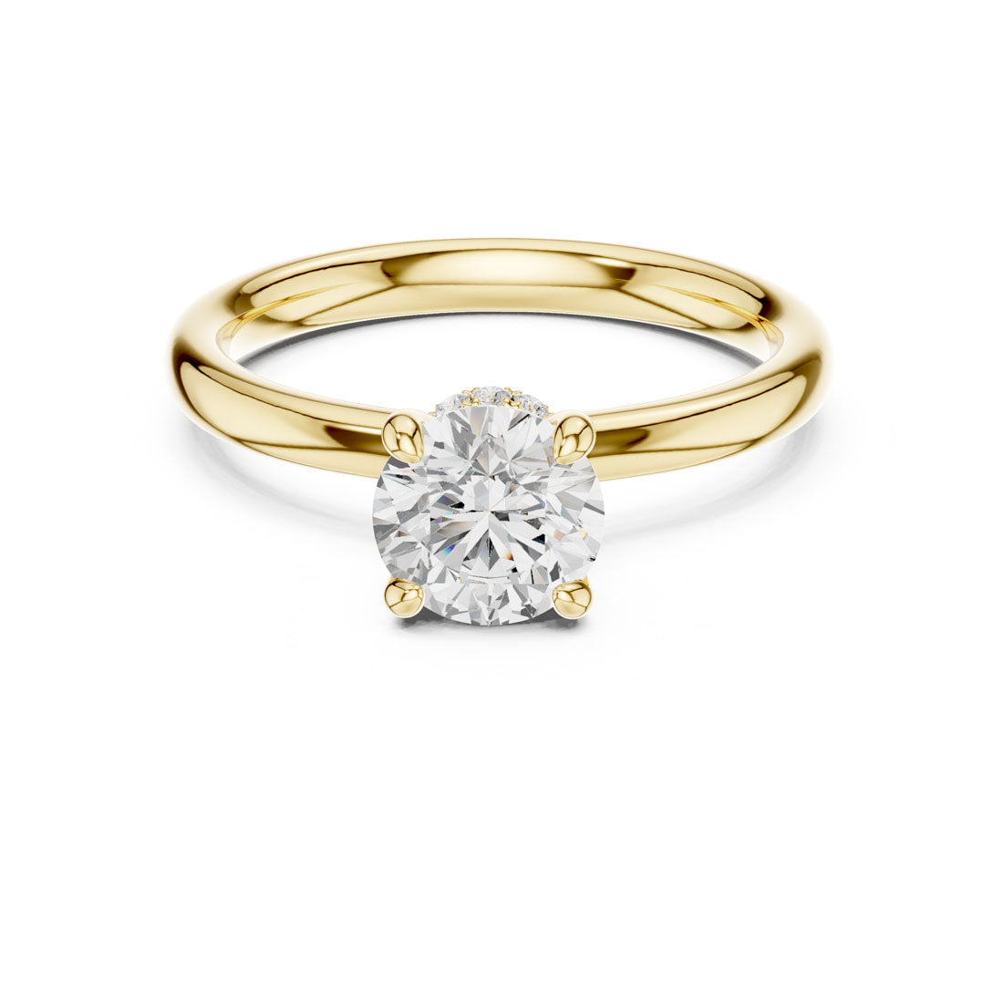 1.05 Ct. Round Diamond Solitaire with Classic Six-Prong Setting (DDLR-644) 5
