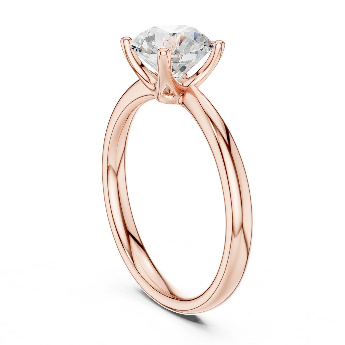 1.44 Ct. Round Diamond Solitaire with Classic Four-Prong Setting (DDLR-645) 9