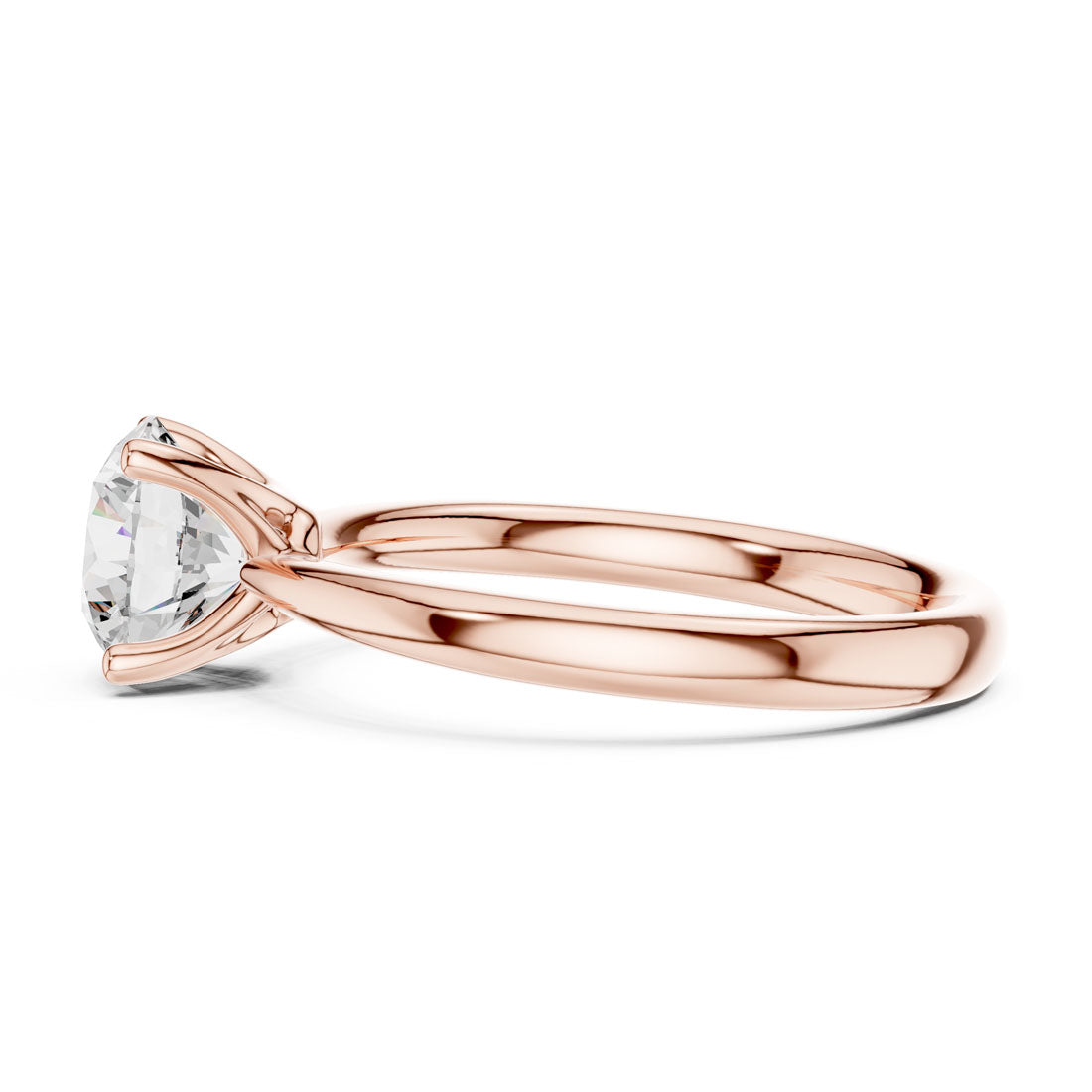 1.44 Ct. Round Diamond Solitaire with Classic Four-Prong Setting (DDLR-645) 12