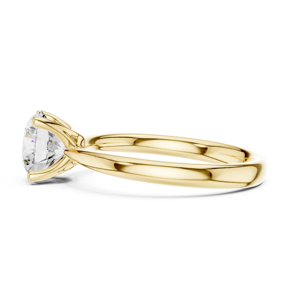 1.44 Ct. Round Diamond Solitaire with Classic Four-Prong Setting (DDLR-645) 4