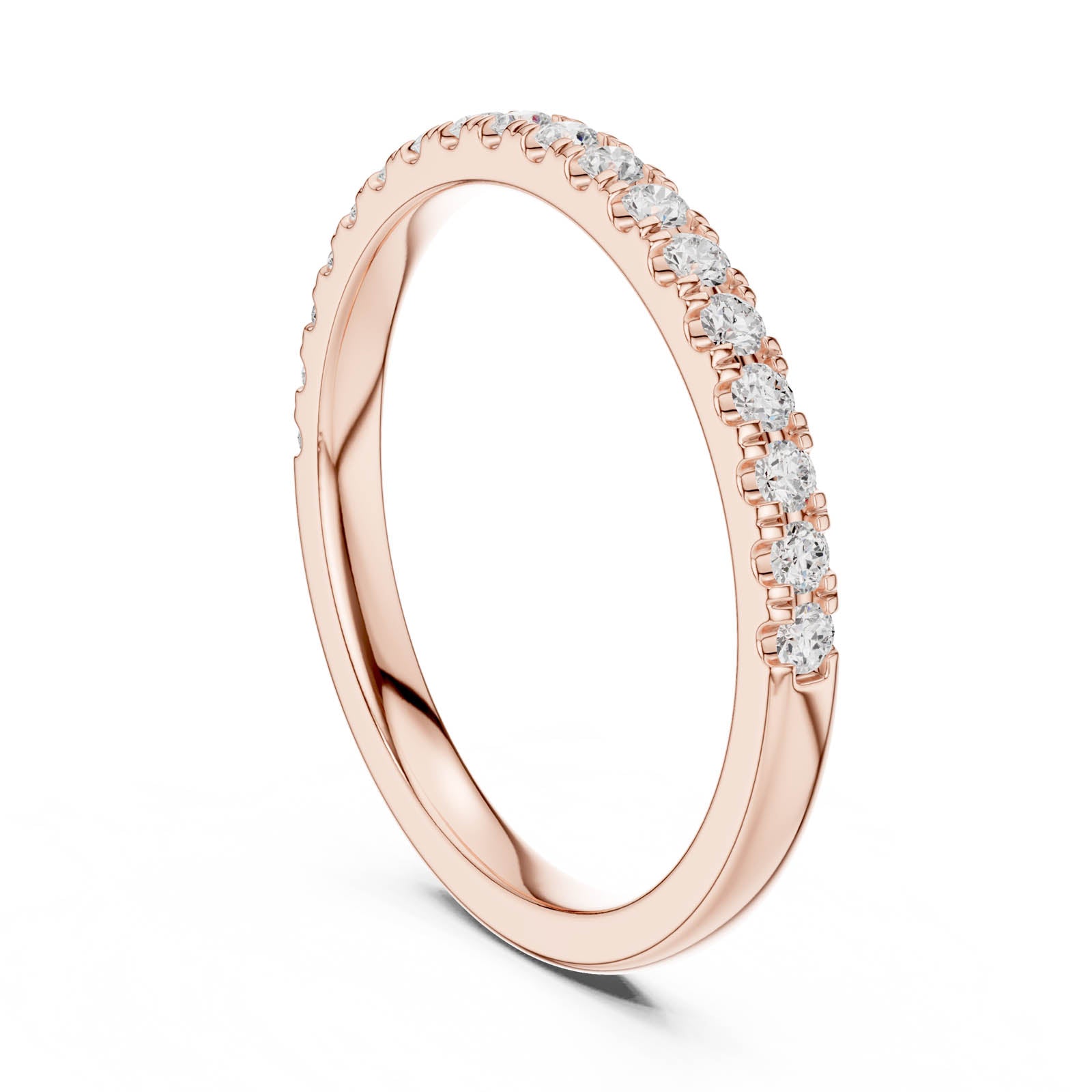 .32 Ct. Round Diamond Half Eternity Band (DDLR-789) 9