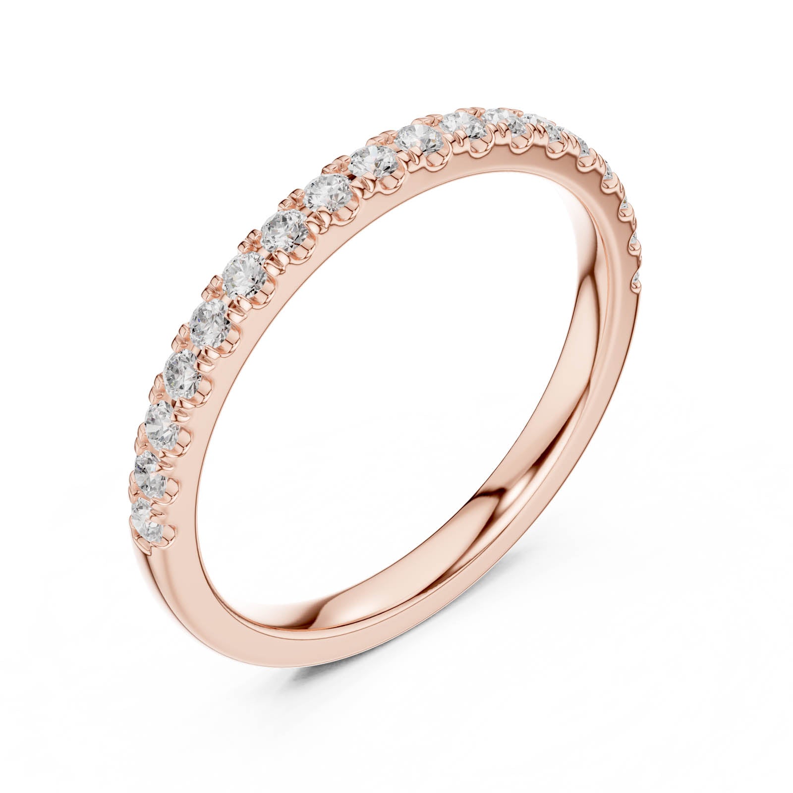.32 Ct. Round Diamond Half Eternity Band (DDLR-789) 10