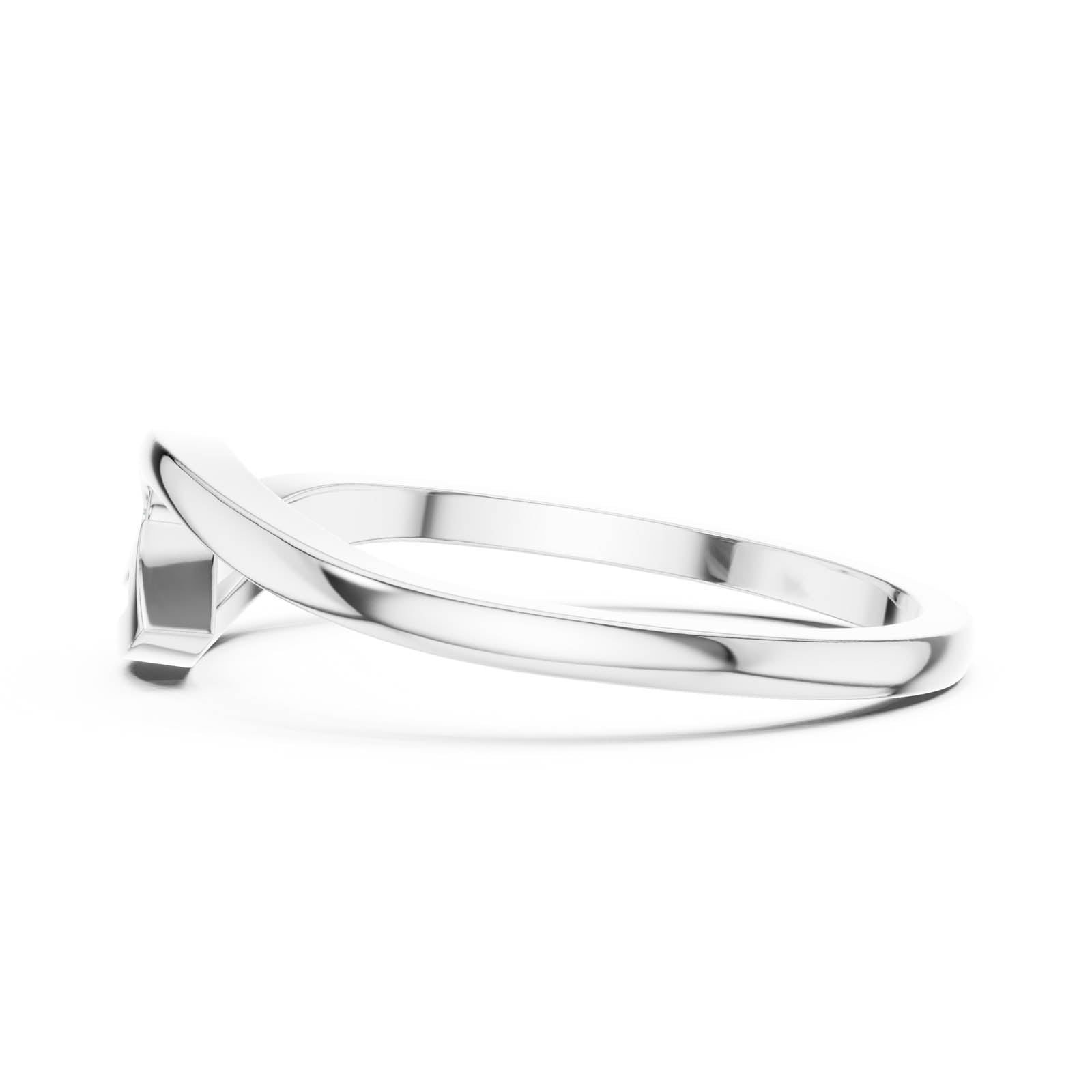 .01 Ct. Round Diamond Accent Bypass Ring (DDLR-811) 11