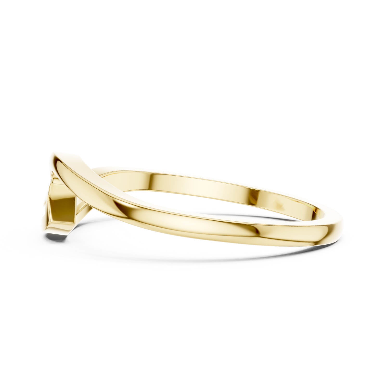 .01 Ct. Round Diamond Accent Bypass Ring (DDLR-811) 5