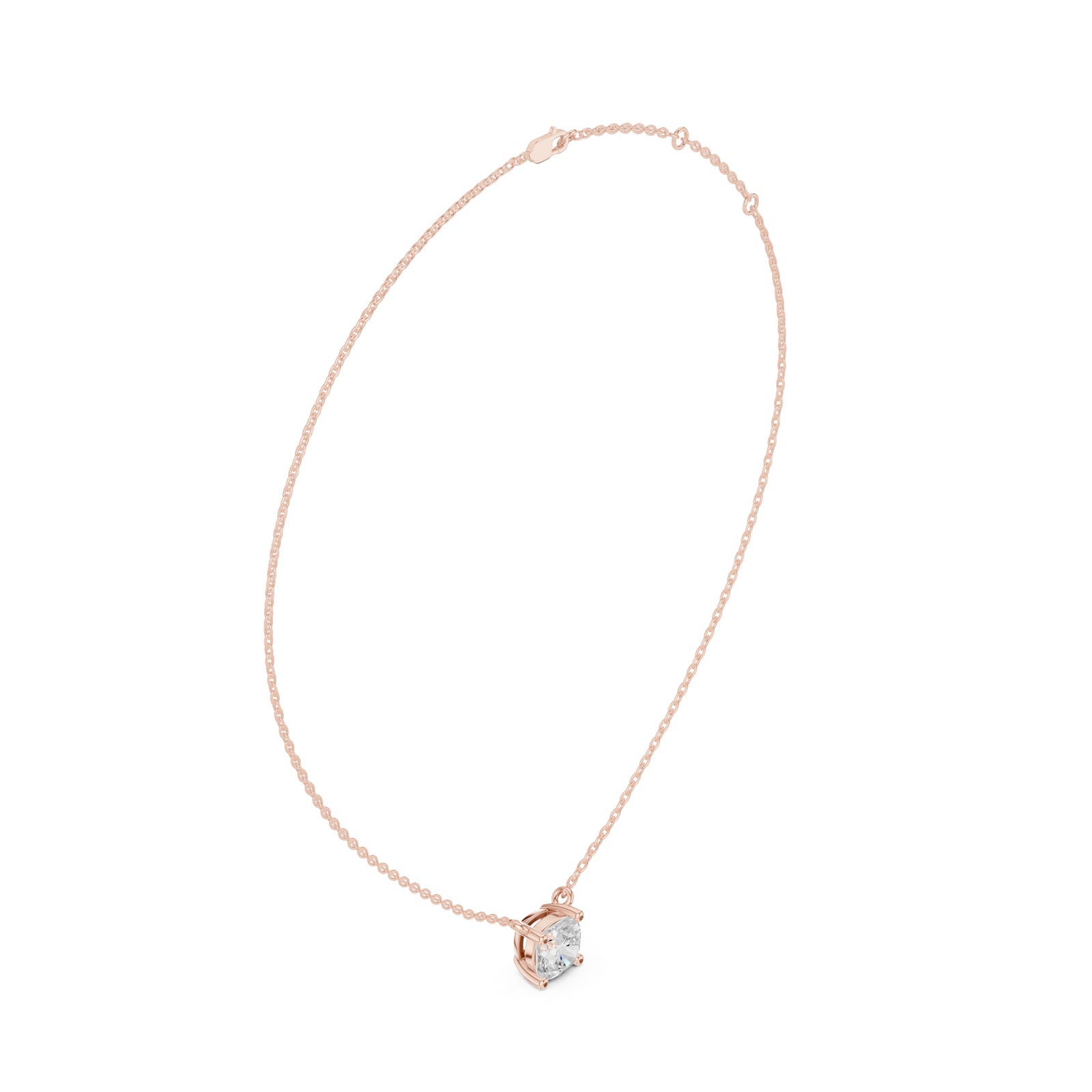 2.50 Ct. Cushion Cut Diamond Pendant Necklace (DDPO-001 -CU) 12