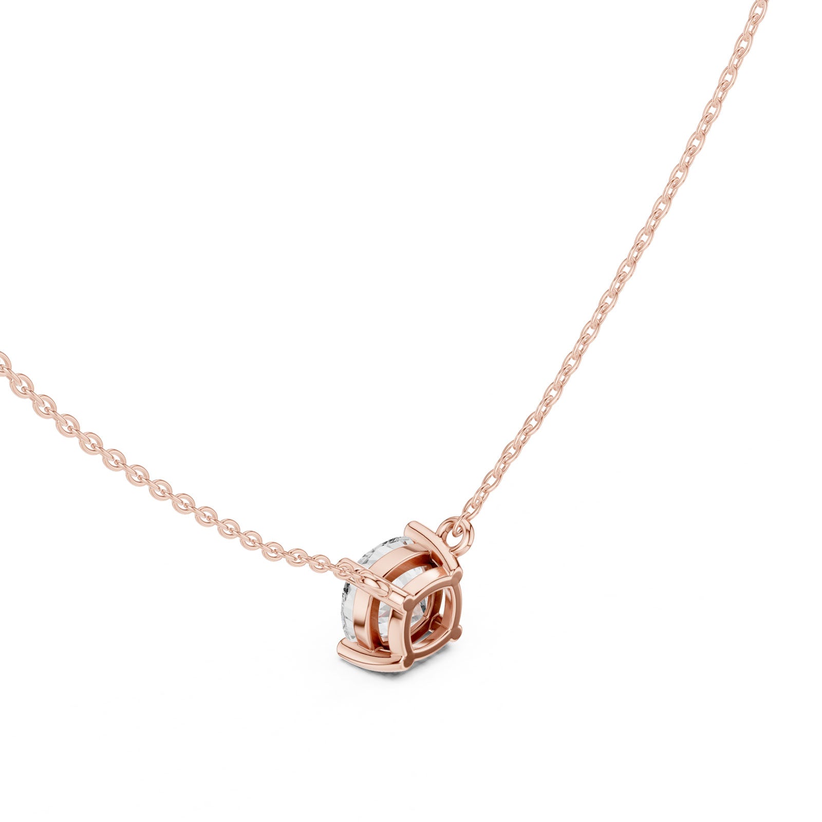 2.50 Ct. Cushion Cut Diamond Pendant Necklace (DDPO-001 -CU) 6