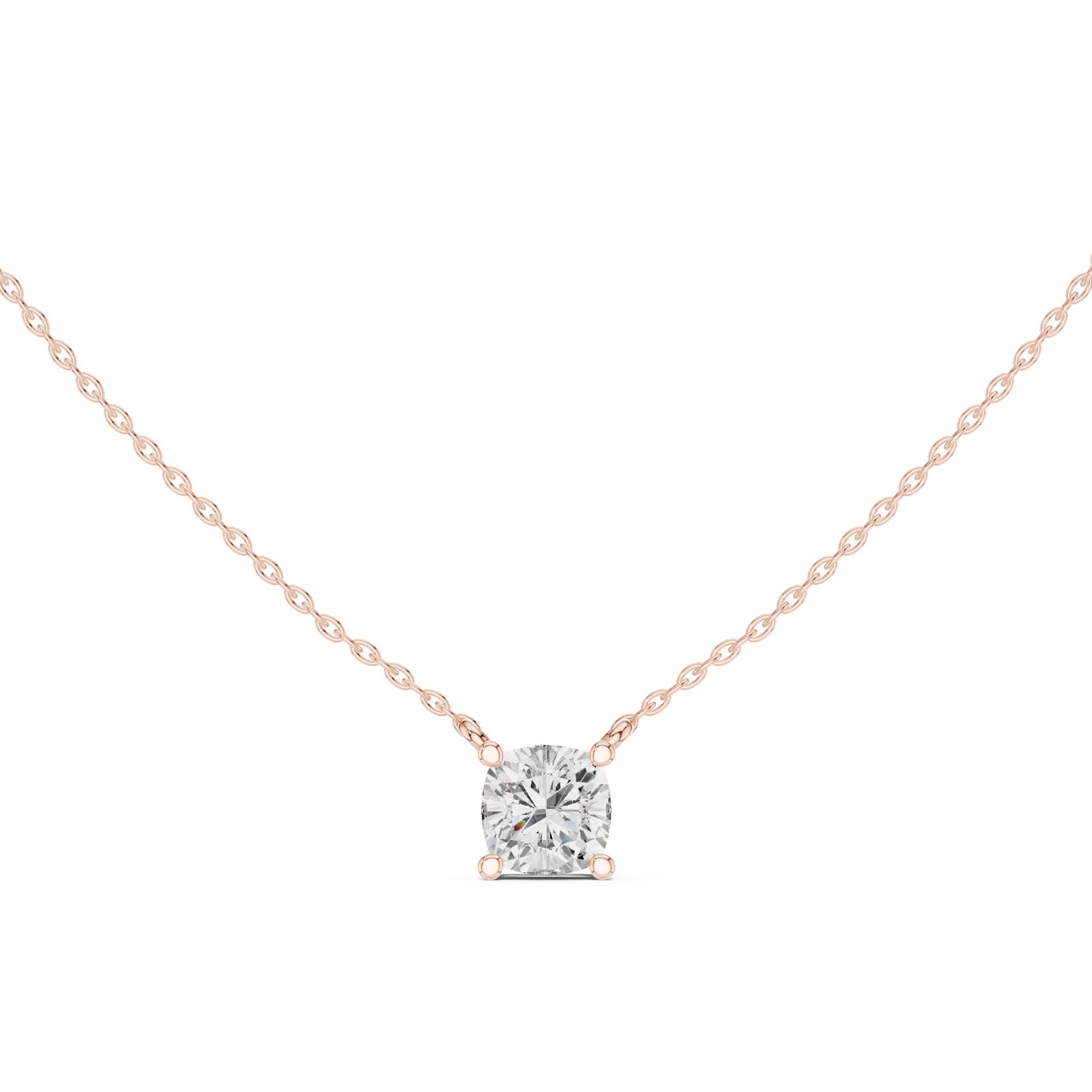 2.50 Ct. Cushion Cut Diamond Pendant Necklace (DDPO-001 -CU) 7