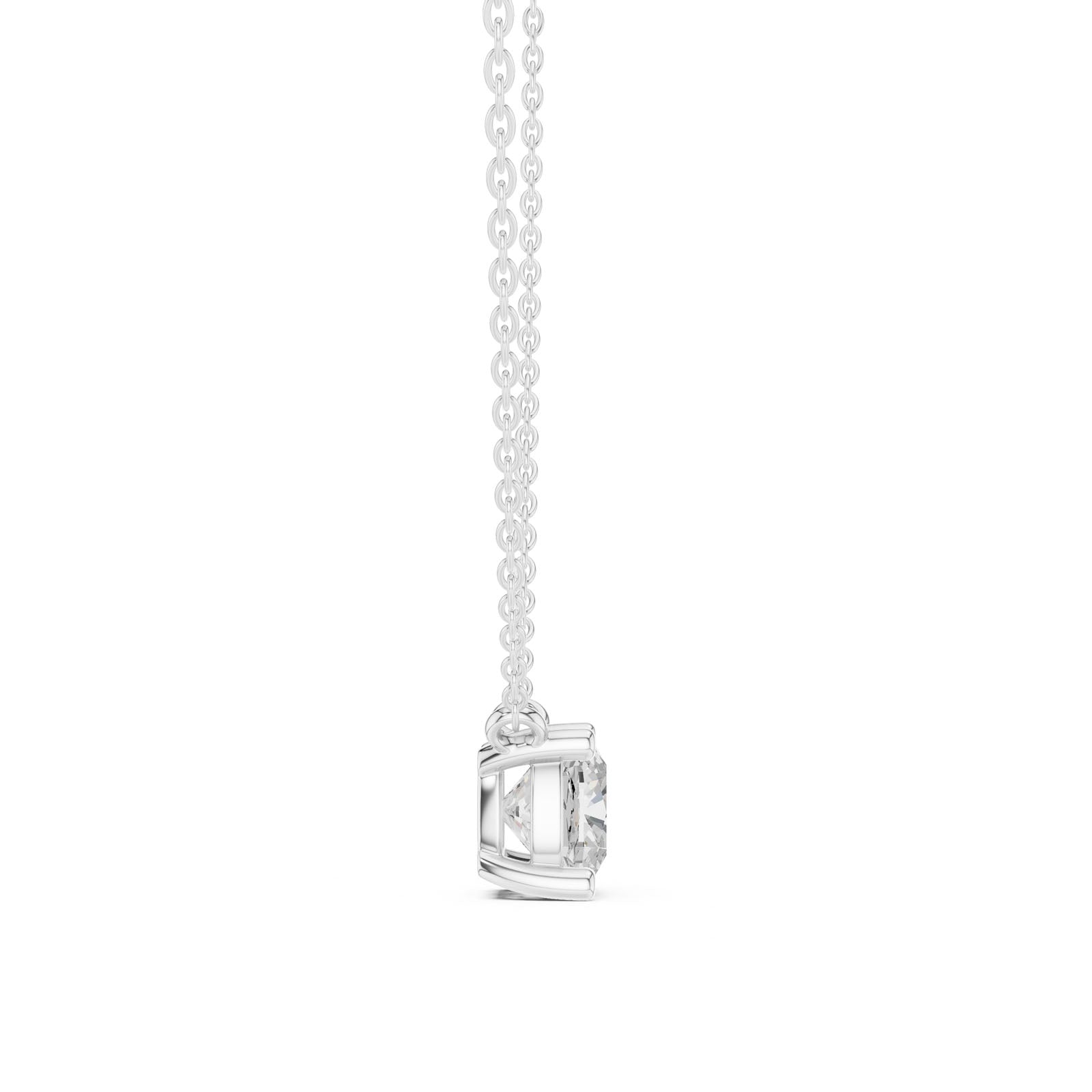 2.50 Ct. Cushion Cut Diamond Pendant Necklace (DDPO-001 -CU) 10