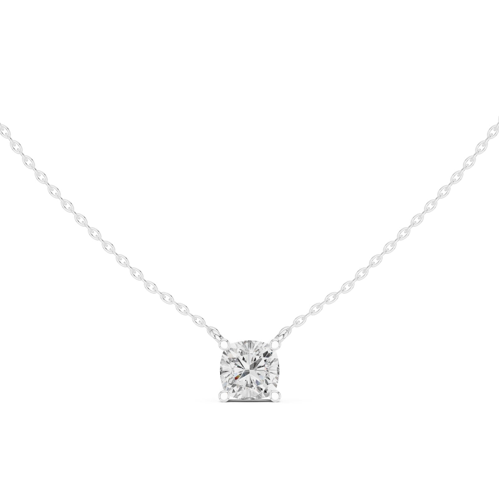 2.50 Ct. Cushion Cut Diamond Pendant Necklace (DDPO-001 -CU)
