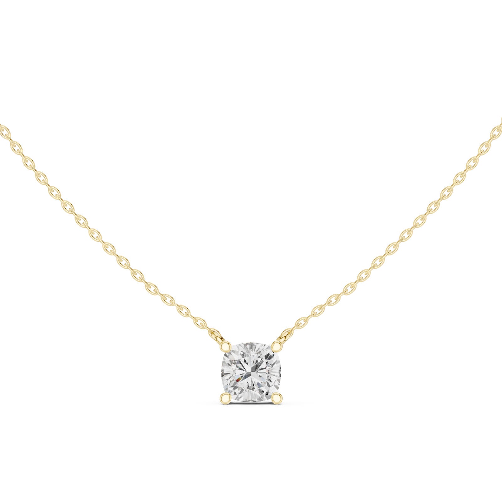 2.50 Ct. Cushion Cut Diamond Pendant Necklace (DDPO-001 -CU) 3