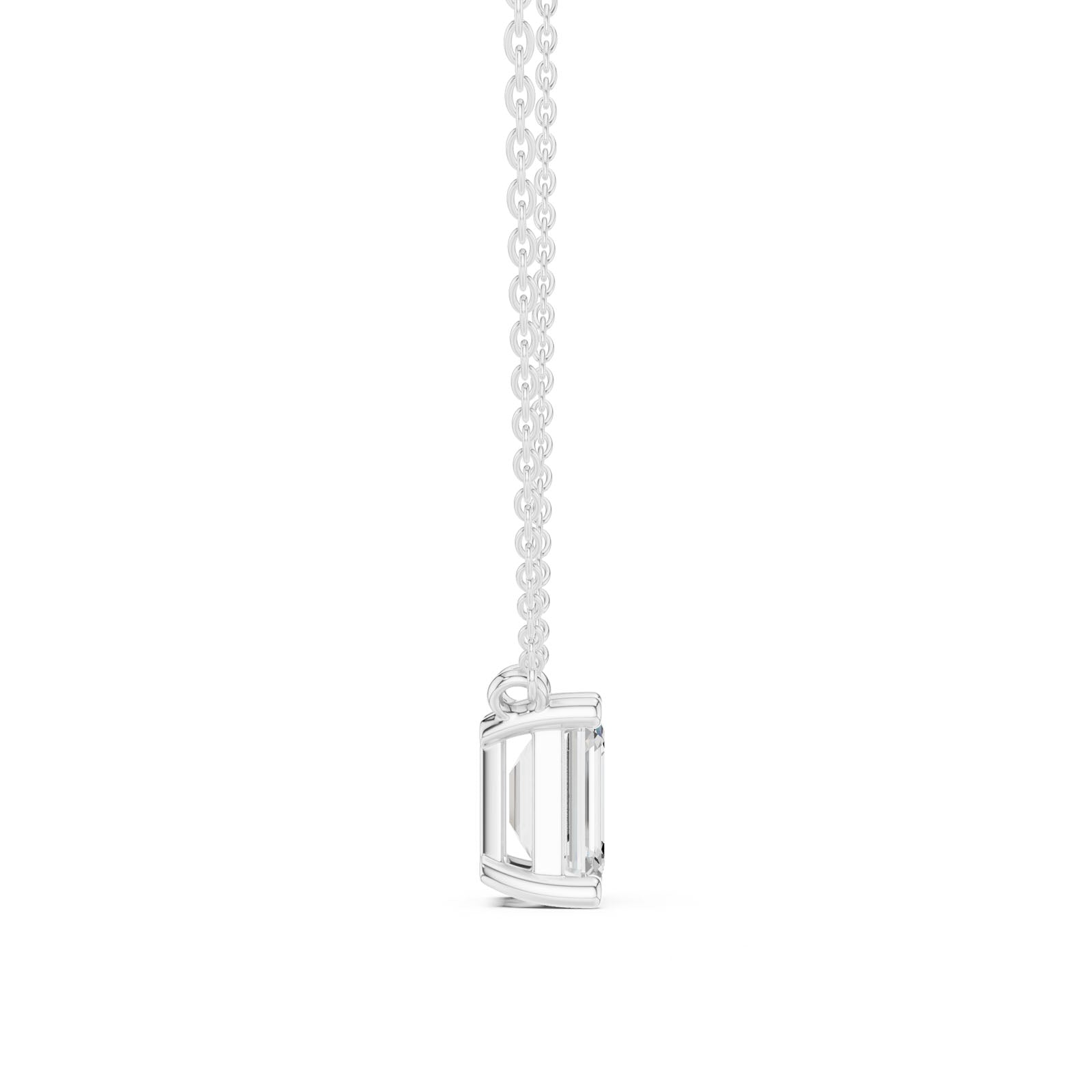 2.50 Ct. Emerald Cut Diamond Pendant Necklace (DDPO-001 -EM) 7