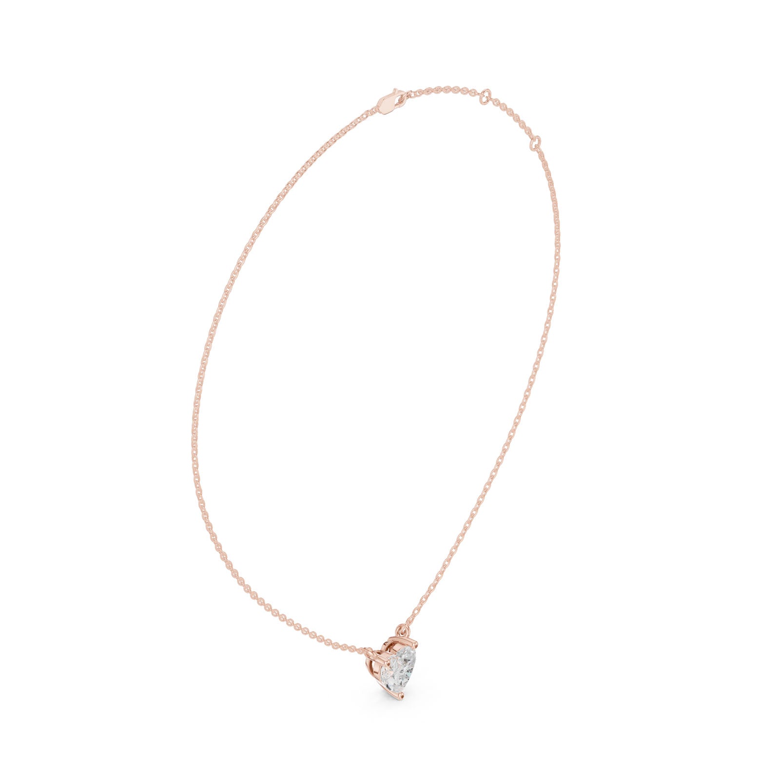 2.50 Ct. Heart Cut Diamond Pendant Necklace (DDPO-001 -HR) 11