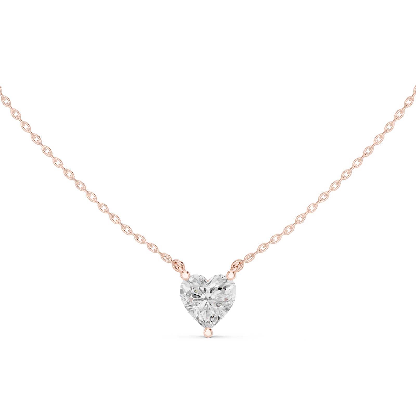 2.50 Ct. Heart Cut Diamond Pendant Necklace (DDPO-001 -HR) 3