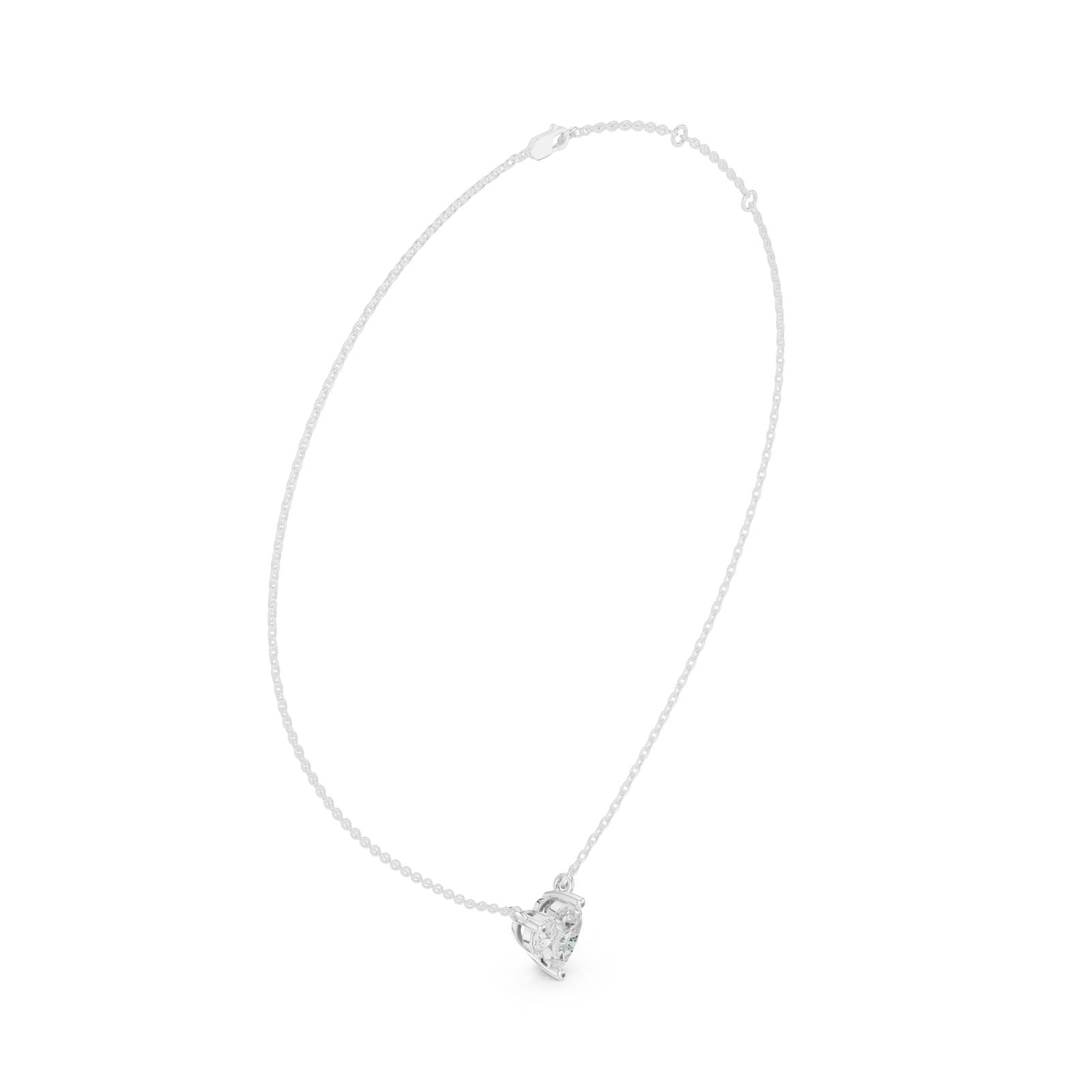 2.50 Ct. Heart Cut Diamond Pendant Necklace (DDPO-001 -HR) 5