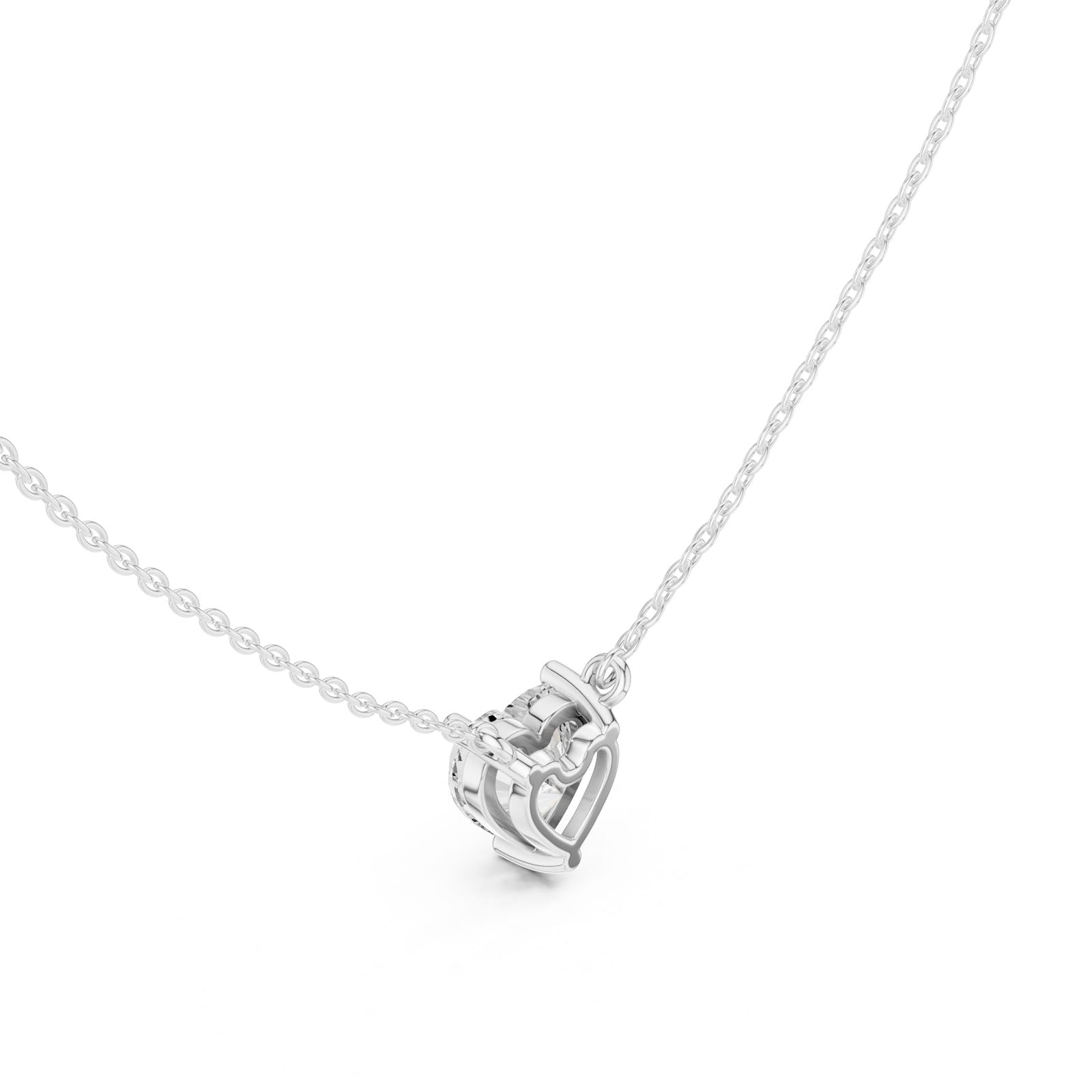 2.50 Ct. Heart Cut Diamond Pendant Necklace (DDPO-001 -HR) 7