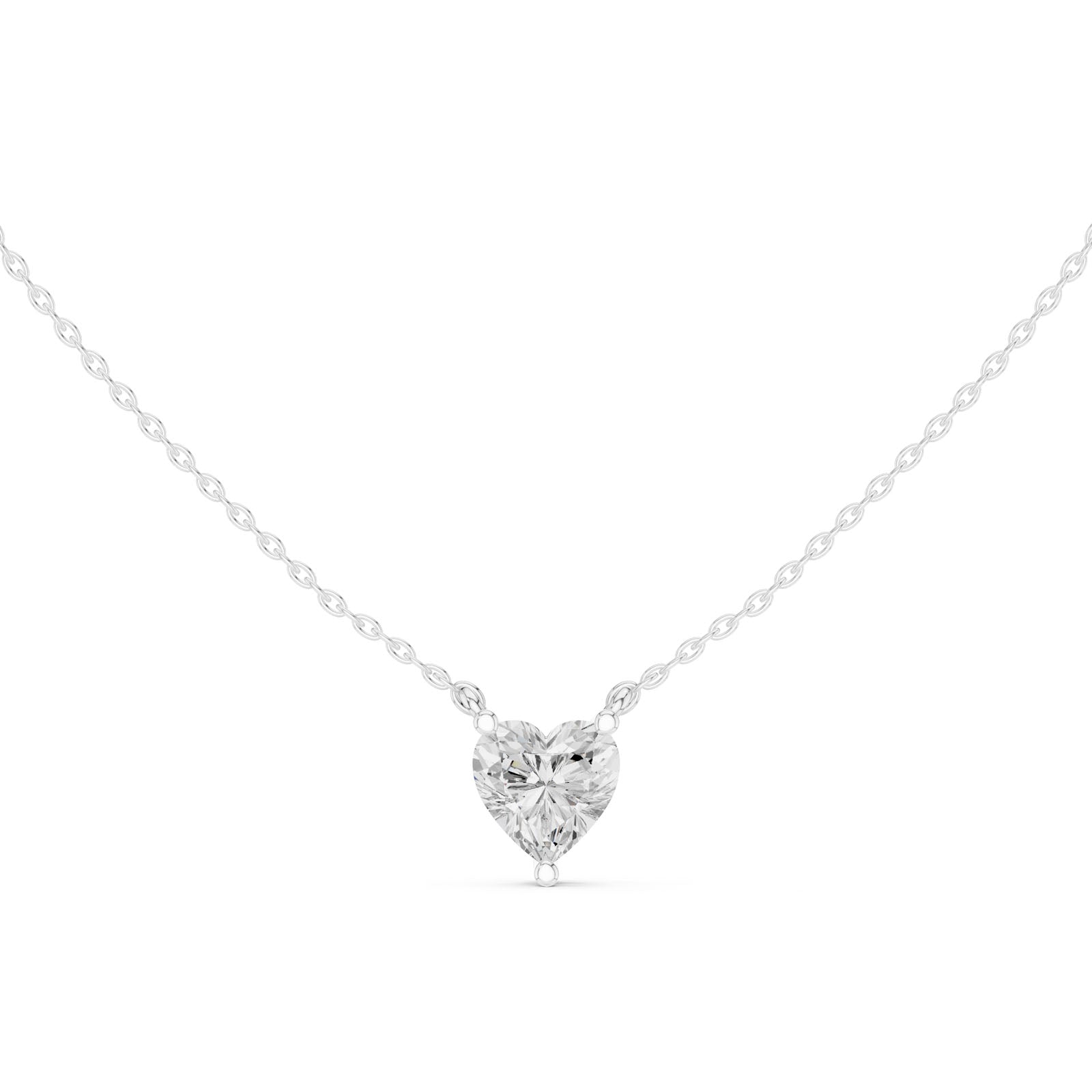 2.50 Ct. Heart Cut Diamond Pendant Necklace (DDPO-001 -HR) 6