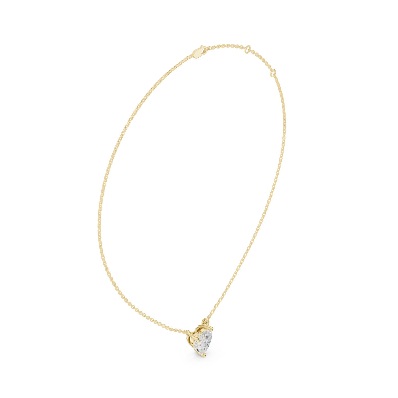 2.50 Ct. Heart Cut Diamond Pendant Necklace (DDPO-001 -HR) 9