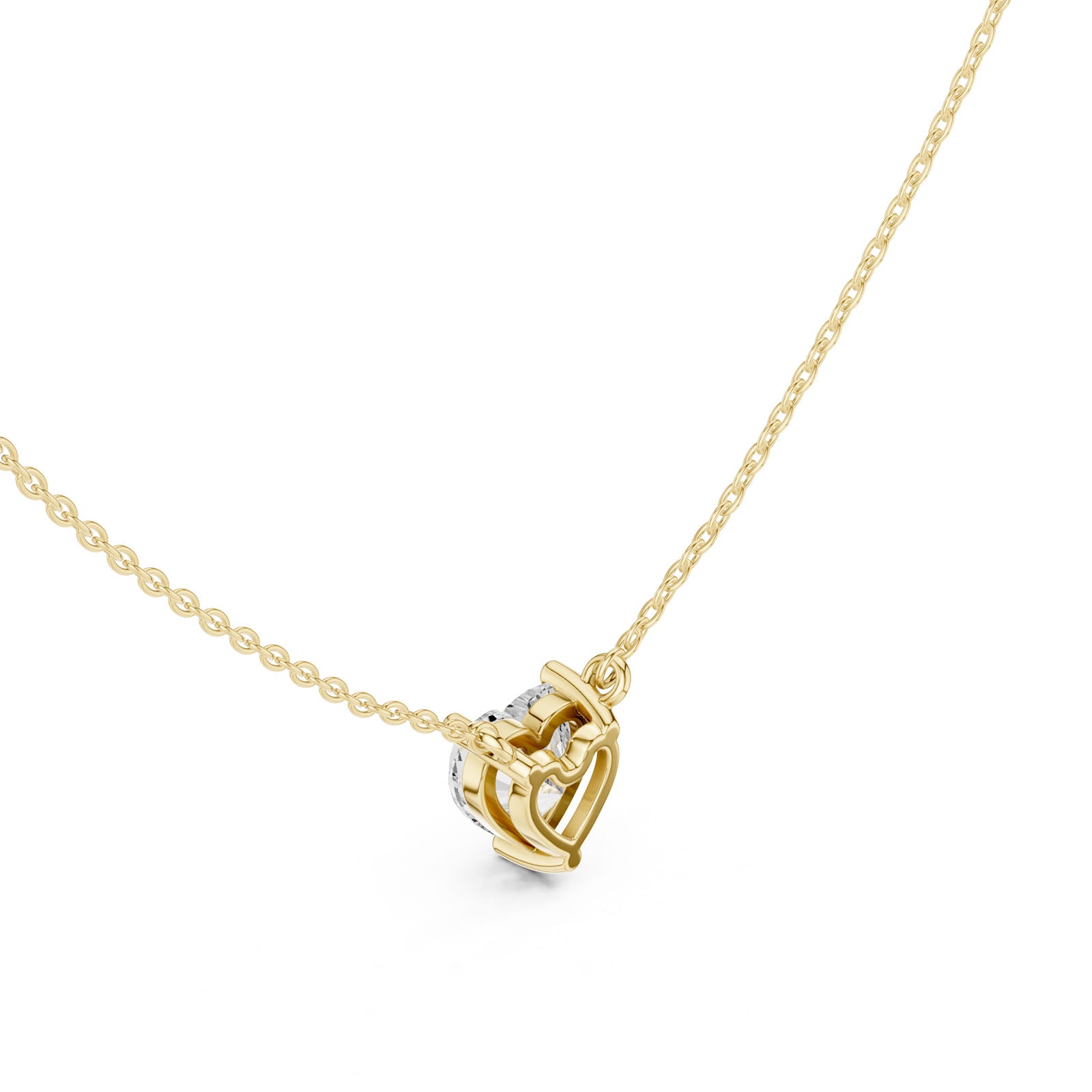 2.50 Ct. Heart Cut Diamond Pendant Necklace (DDPO-001 -HR) 4