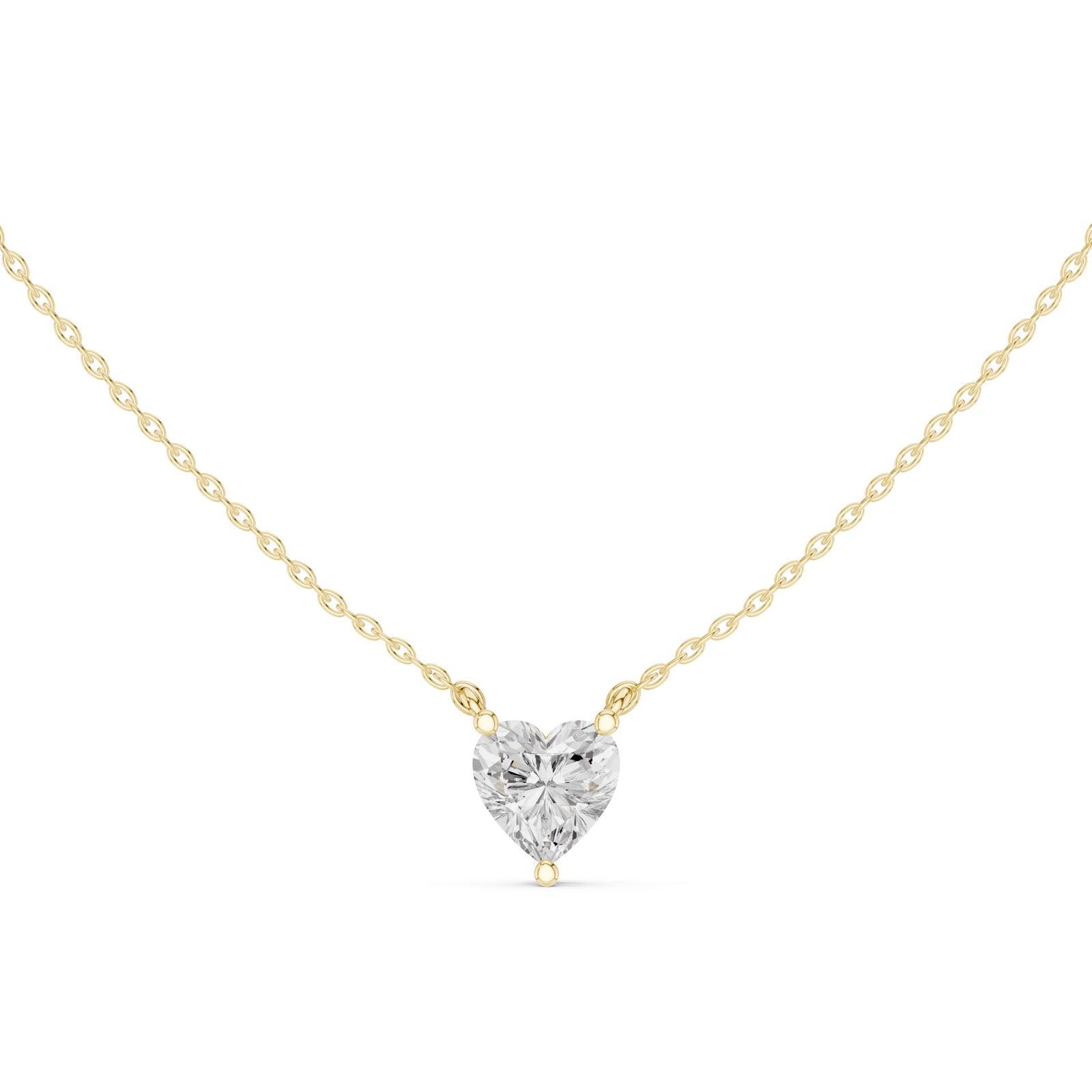 2.50 Ct. Heart Cut Diamond Pendant Necklace (DDPO-001 -HR)