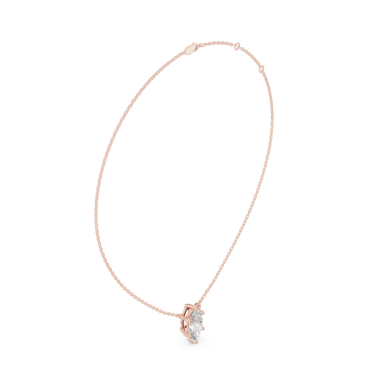 2.50 Ct. Marquise Cut Diamond Pendant Necklace (DDPO-001 -MQ)