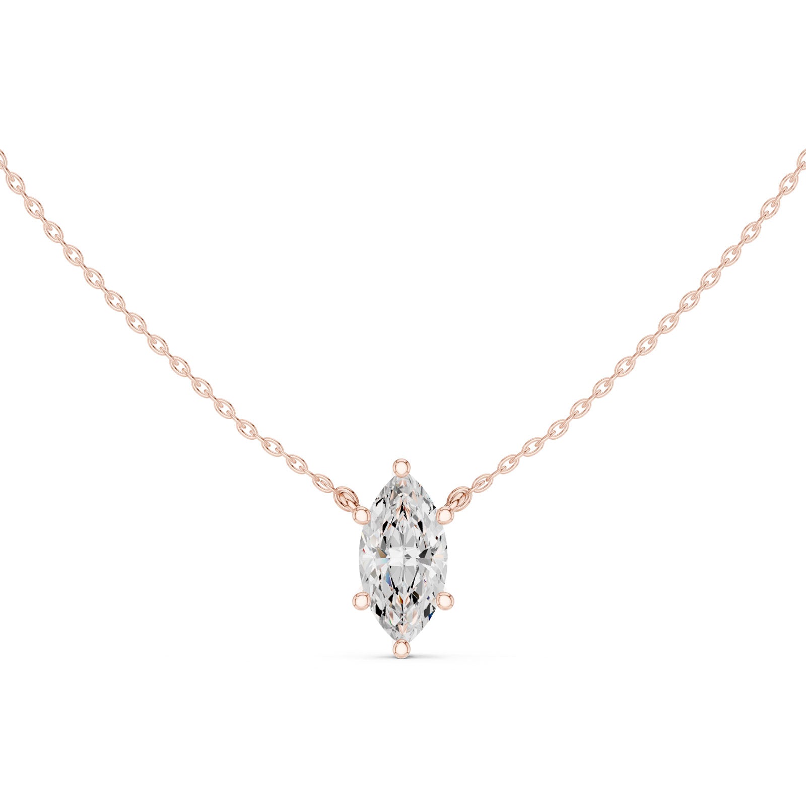 2.50 Ct. Marquise Cut Diamond Pendant Necklace (DDPO-001 -MQ) 11
