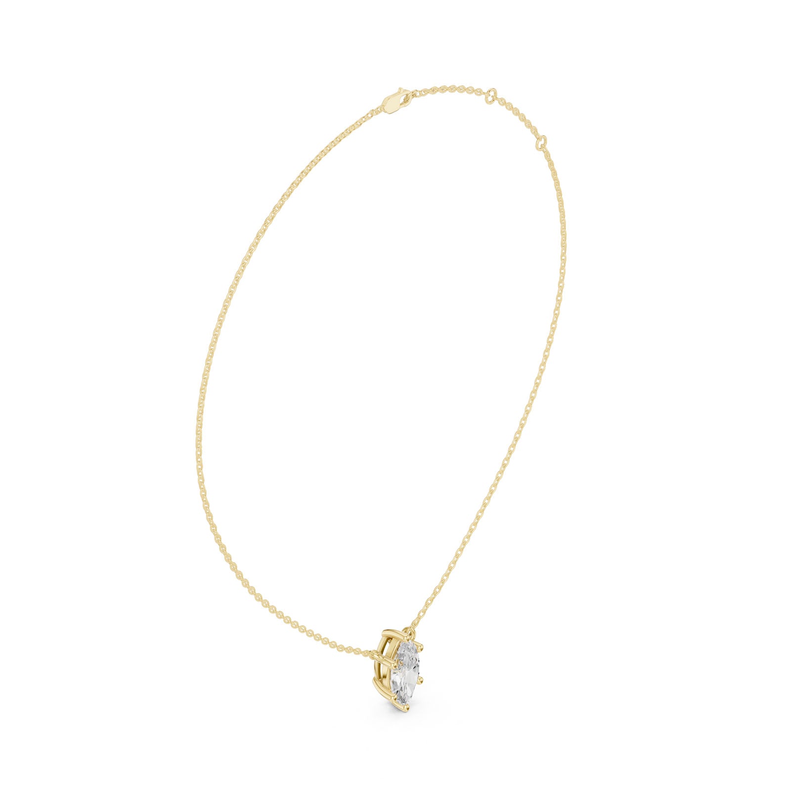 2.50 Ct. Marquise Cut Diamond Pendant Necklace (DDPO-001 -MQ) 7