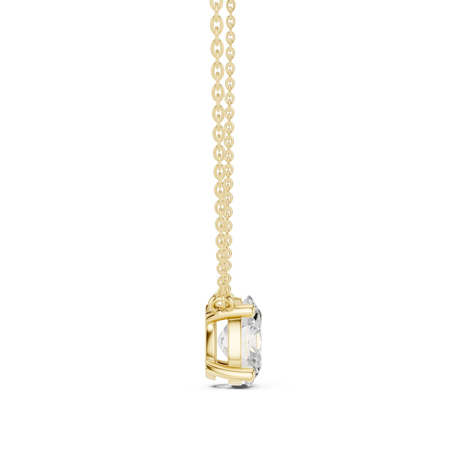 2.50 Ct. Oval Cut Diamond Pendant Necklace (DDPO-001 -OV) 11