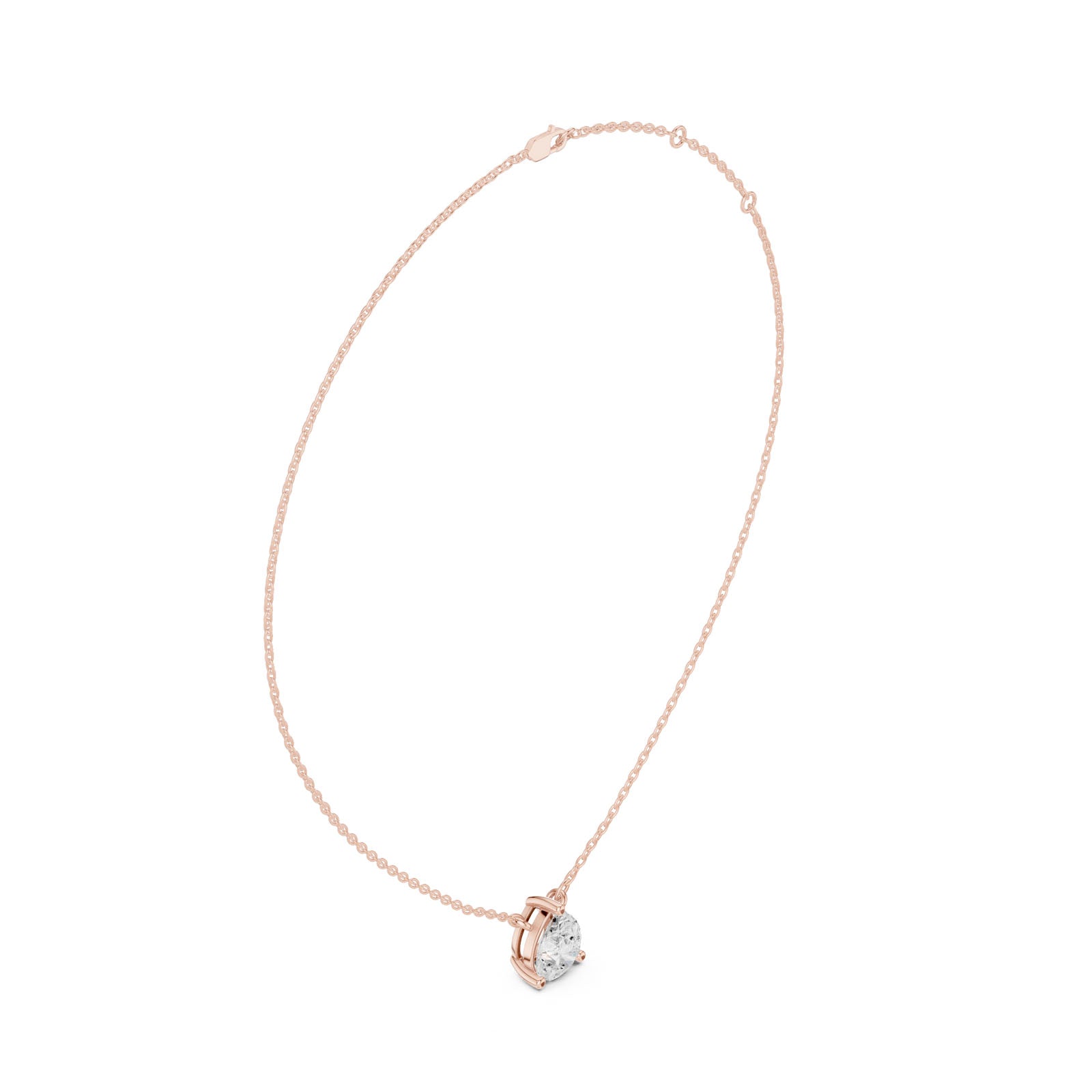 2.50 Ct. Pear Cut Diamond Pendant Necklace (DDPO-001 -PE)