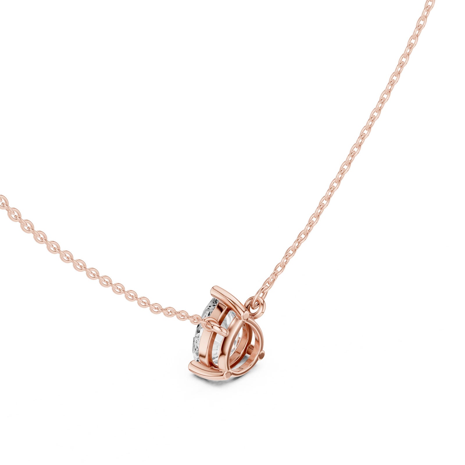 2.50 Ct. Pear Cut Diamond Pendant Necklace (DDPO-001 -PE) 4