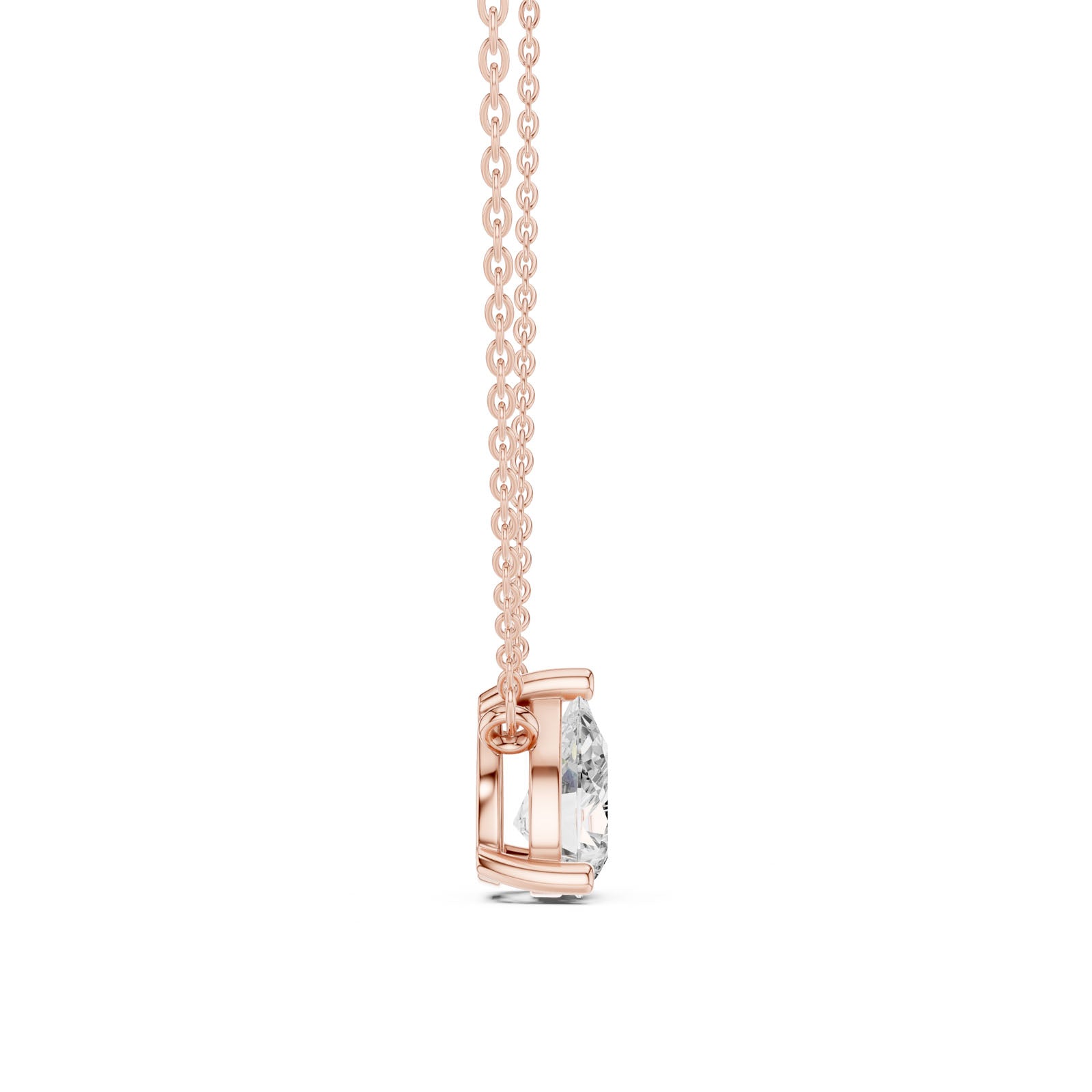2.50 Ct. Pear Cut Diamond Pendant Necklace (DDPO-001 -PE) 5