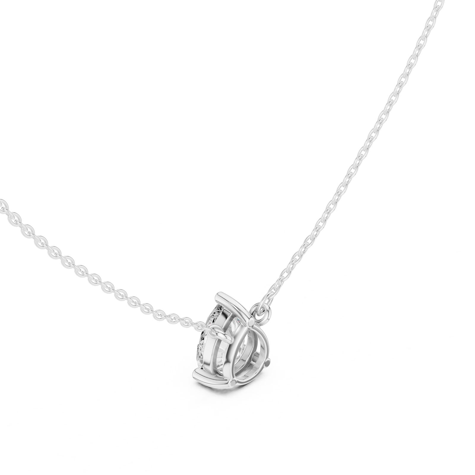 2.50 Ct. Pear Cut Diamond Pendant Necklace (DDPO-001 -PE) 6