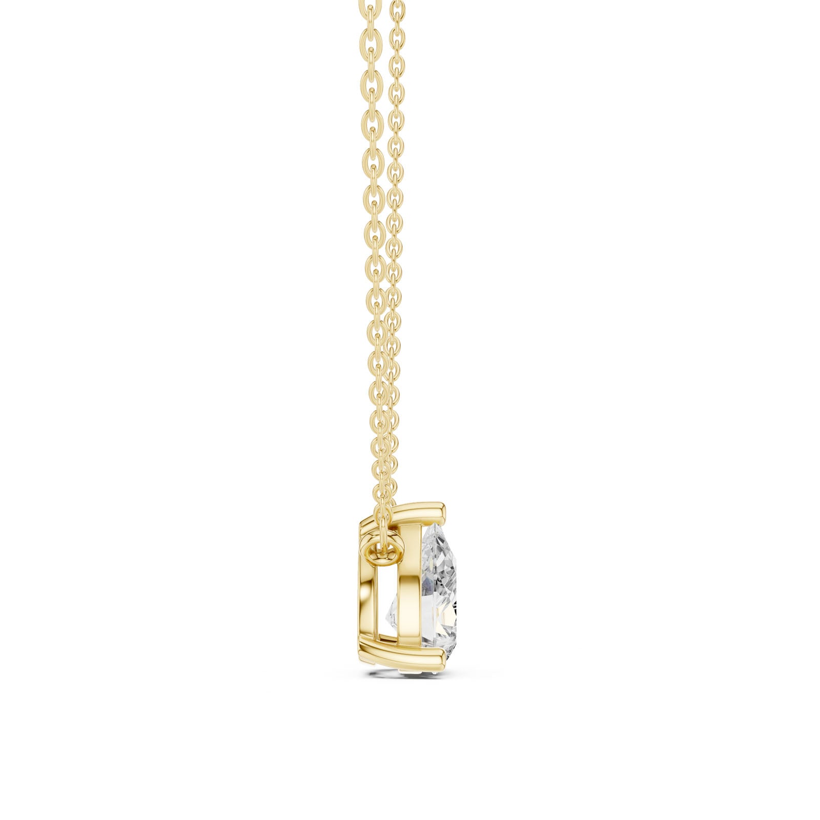 2.50 Ct. Pear Cut Diamond Pendant Necklace (DDPO-001 -PE) 11