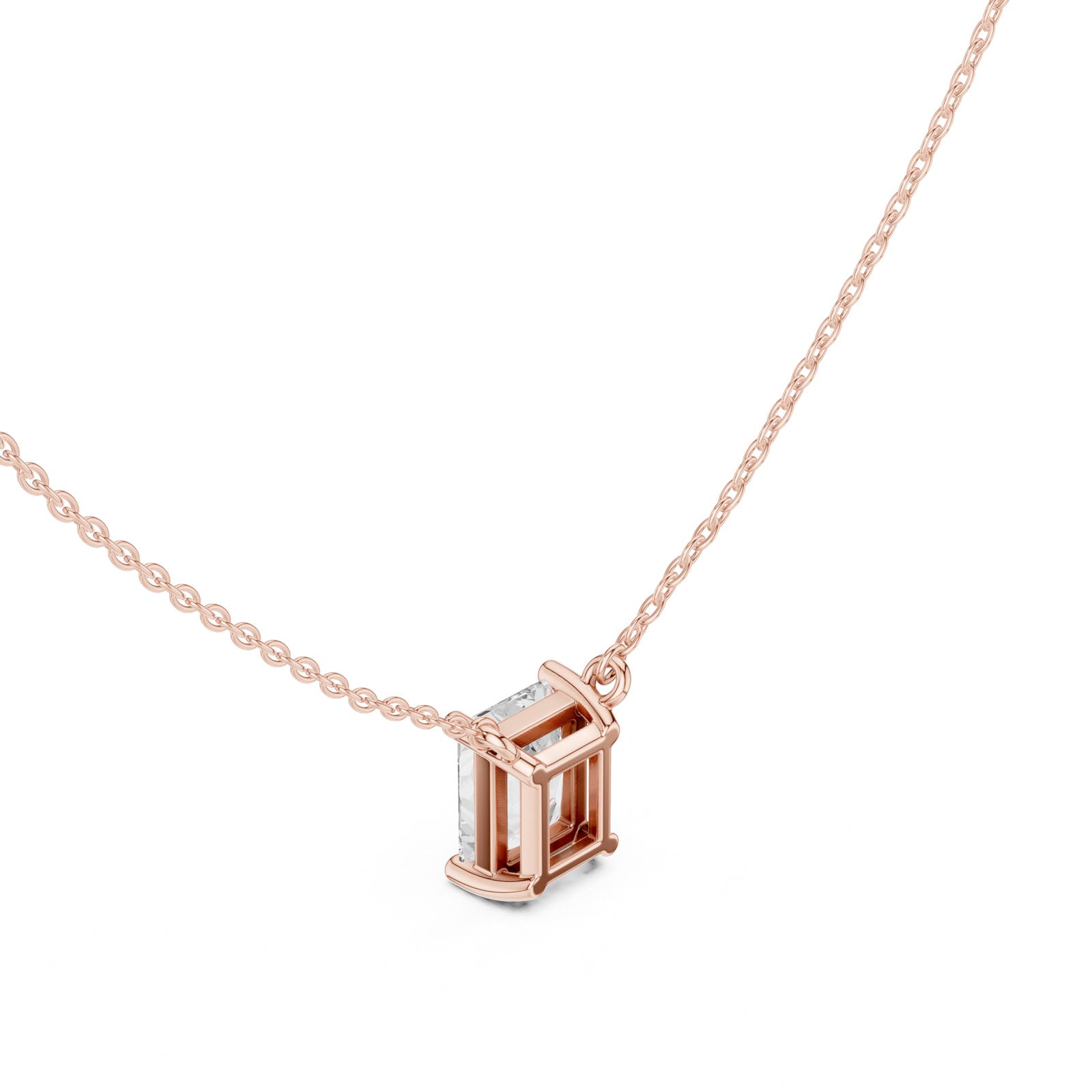 2.50 Ct. Radiant Cut Diamond Pendant Necklace (DDPO-001 -RA) 4
