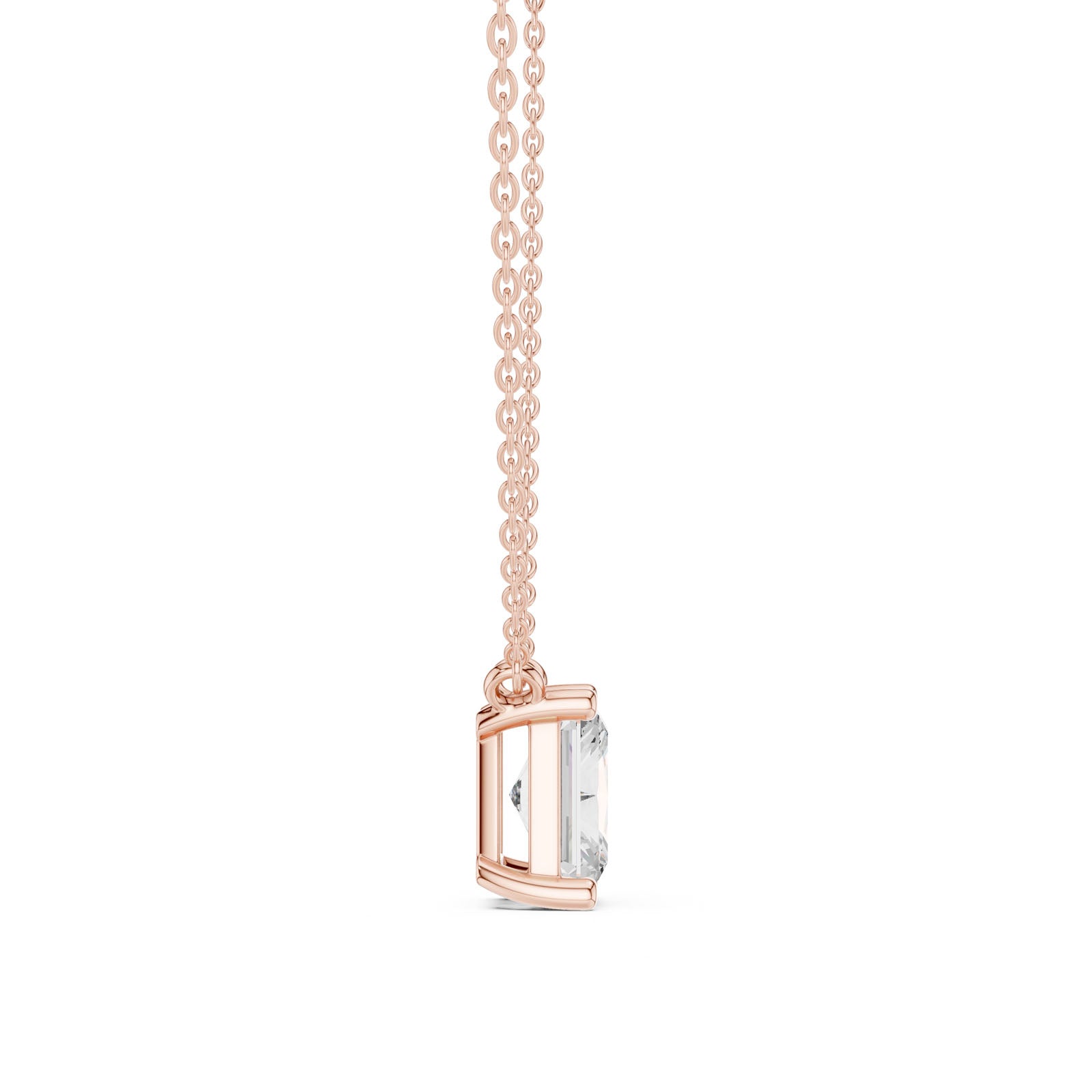2.50 Ct. Radiant Cut Diamond Pendant Necklace (DDPO-001 -RA) 5